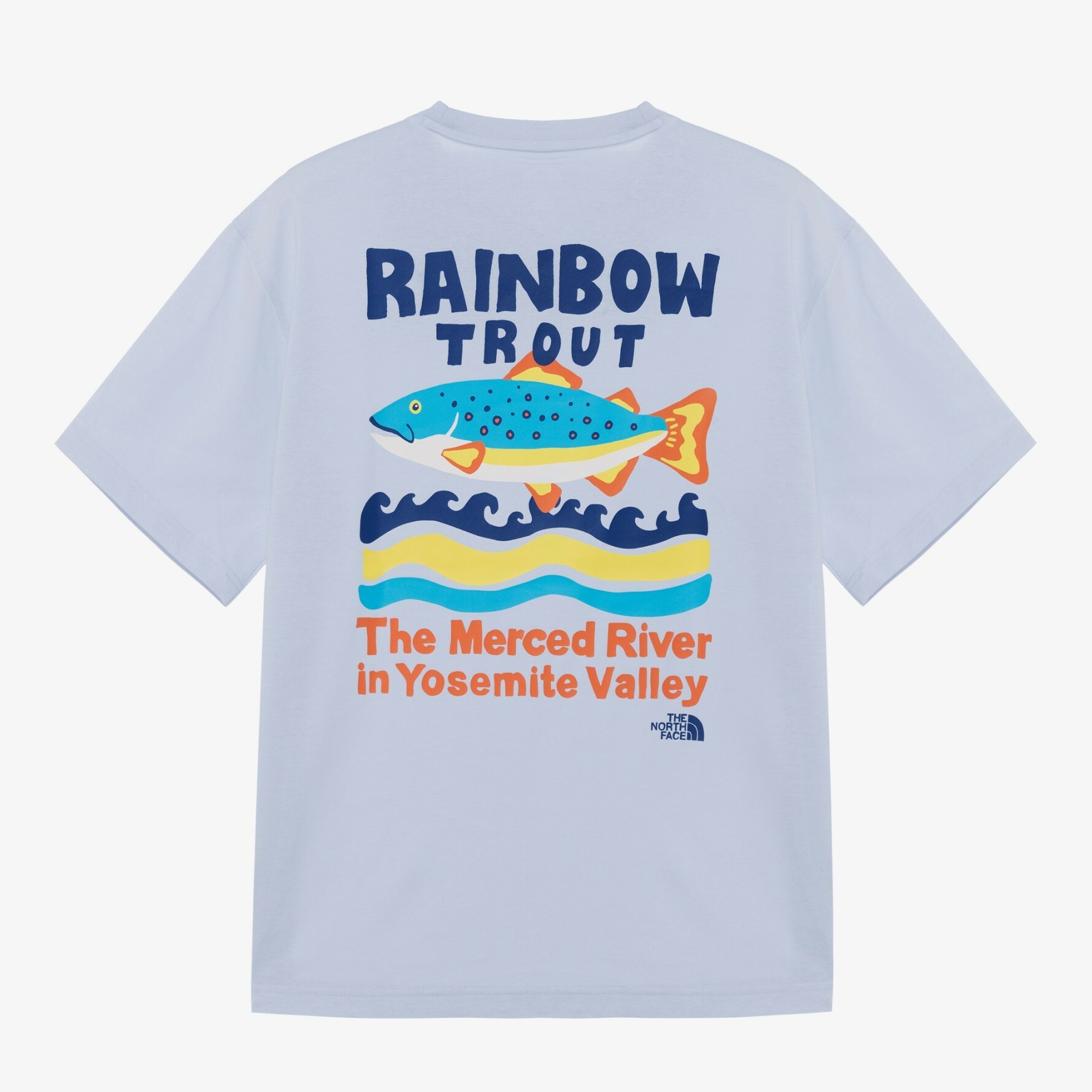 The North face RIVER MATE S/S R/TEE 北臉虹鱒魚圖案短tee