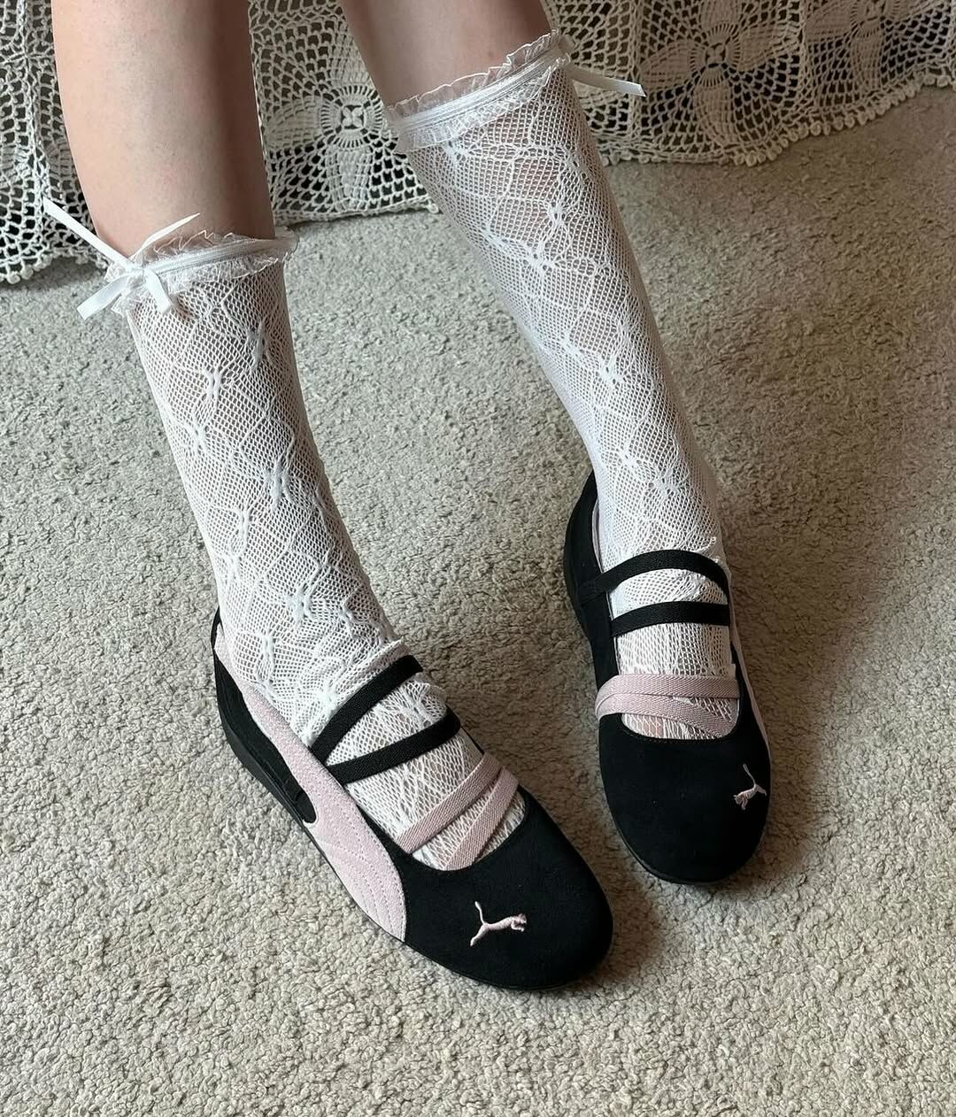 PUMA SPEEDCAT BALLET 賽車鞋 芭蕾舞鞋 涼鞋 黑粉 柔粉 女鞋 401287-02 / 預購