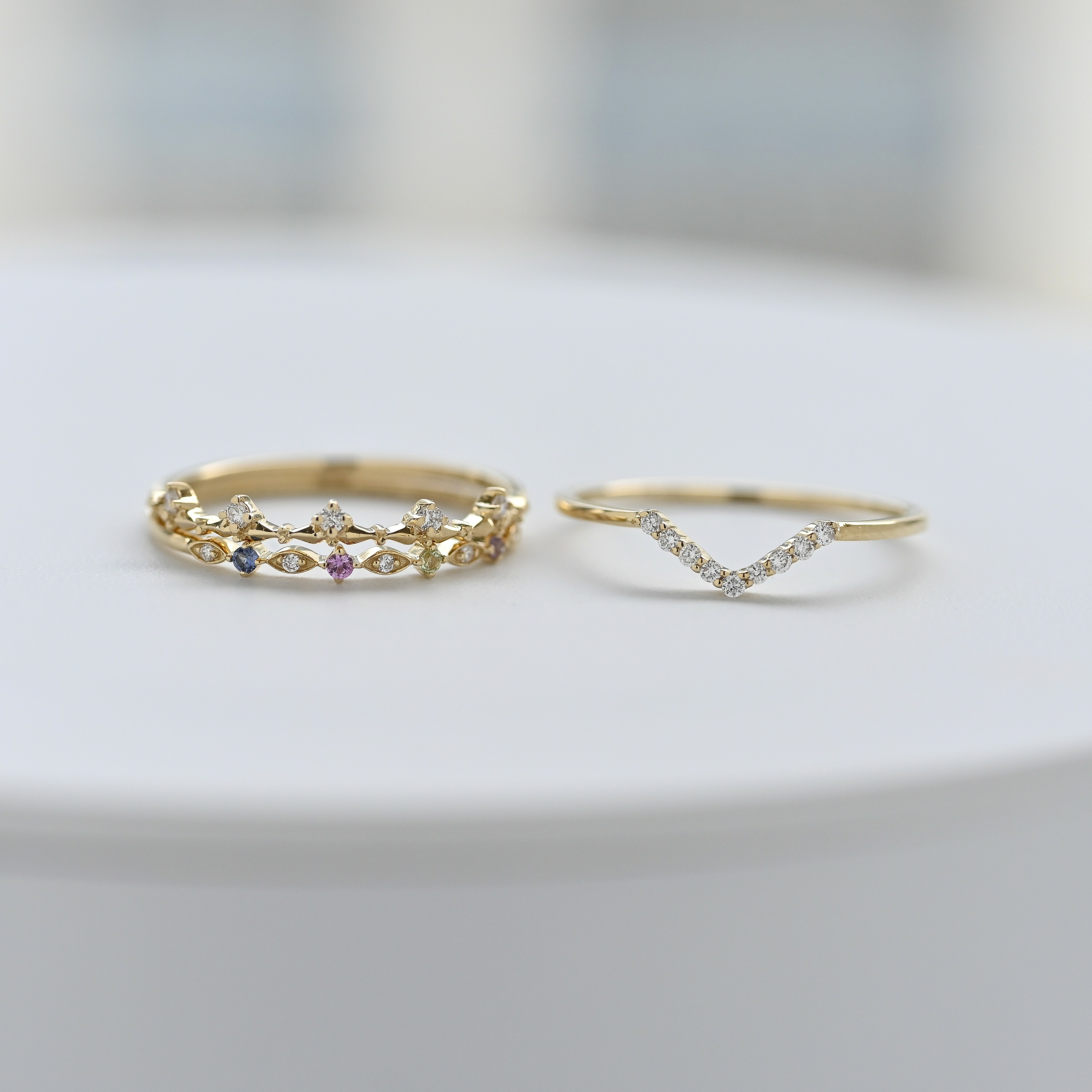 18K Little Alegría Diamond Ring