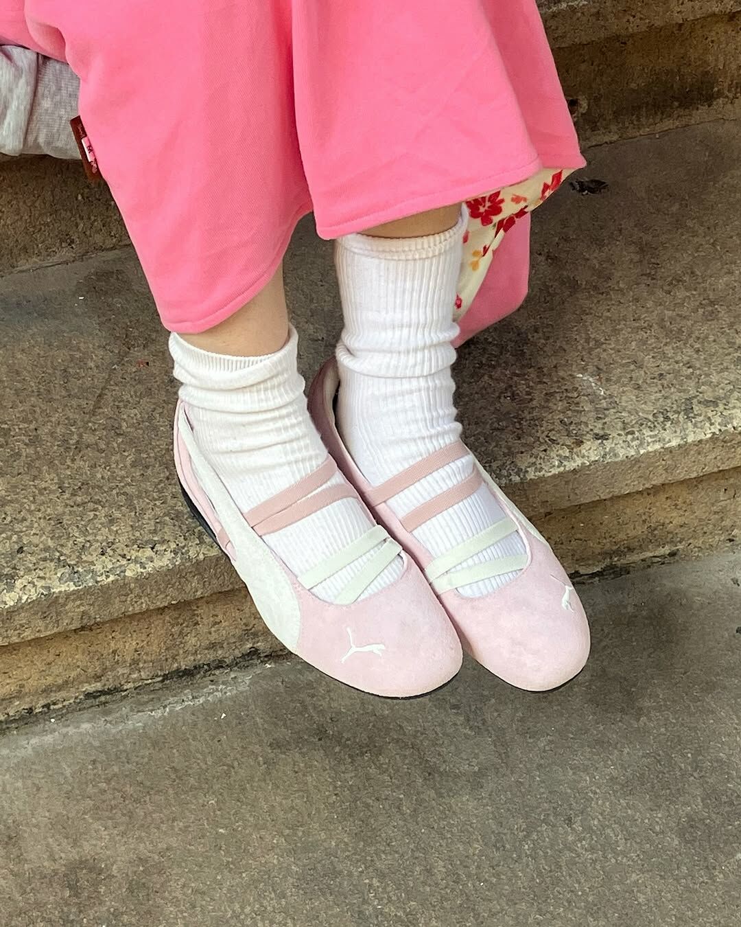 PUMA SPEEDCAT BALLET 賽車鞋 芭蕾舞鞋 涼鞋 粉紅奶油 米白 柔粉 女鞋 401287-01 / 預購