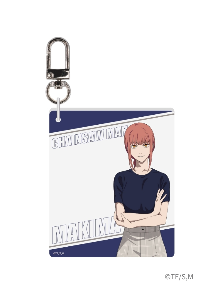 鏈鋸人 相框鑰匙圈 真紀真