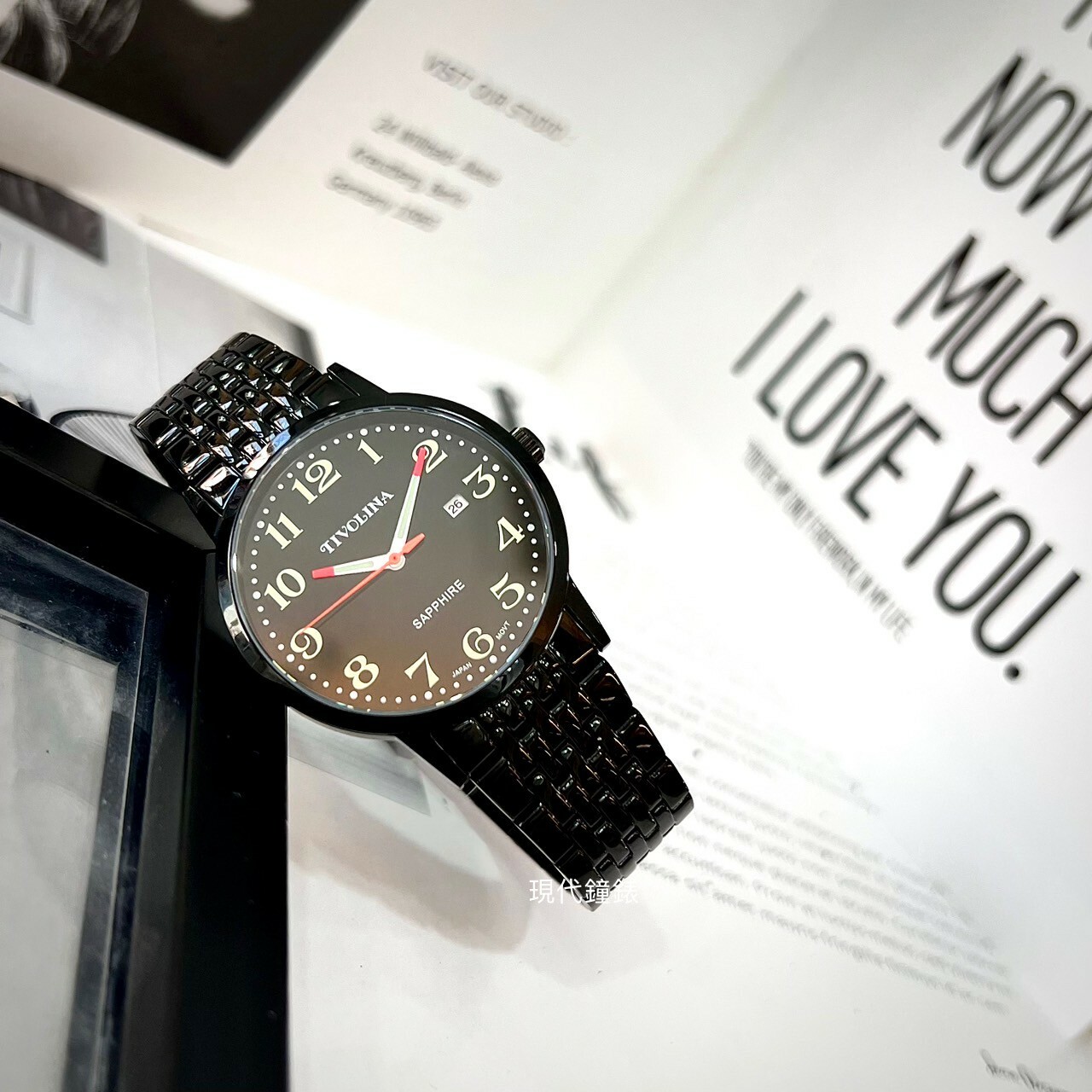 【TIVOLINA】小紅帽 極簡風格夜光數字腕錶 MAK7001-NA 39mm 現代鐘錶