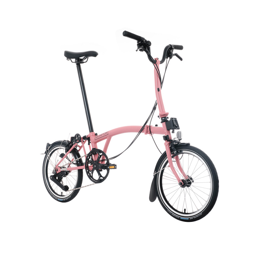 Brompton C Line Explore 12速摺車 -Flamingo Pink