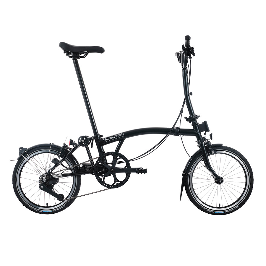 Brompton C Line Explore 12速摺車 -Gloss Black Lacquer