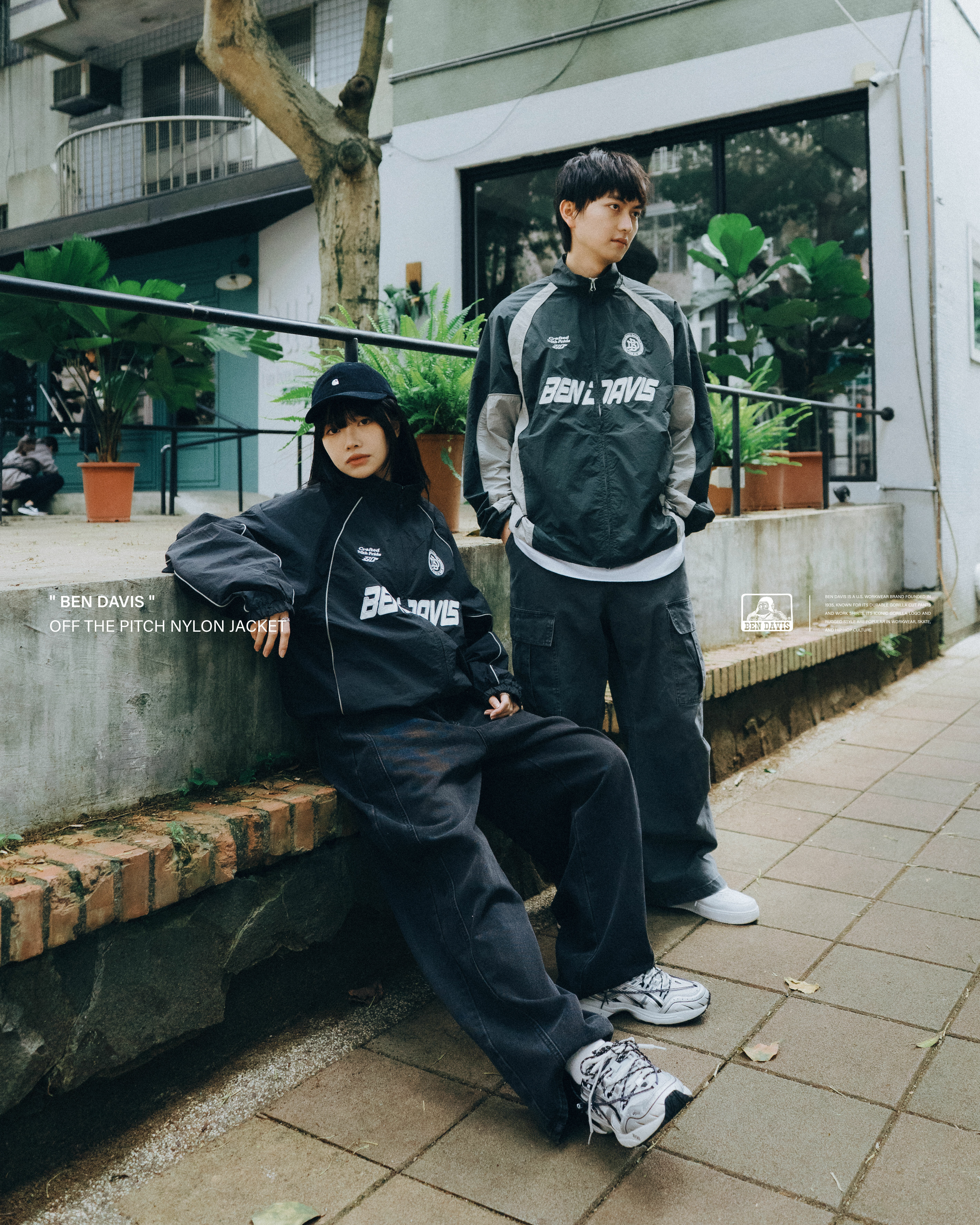 Ben Davis Off The Pitch Nylon Jacket 尼龍拉鍊外套 4色 25380054