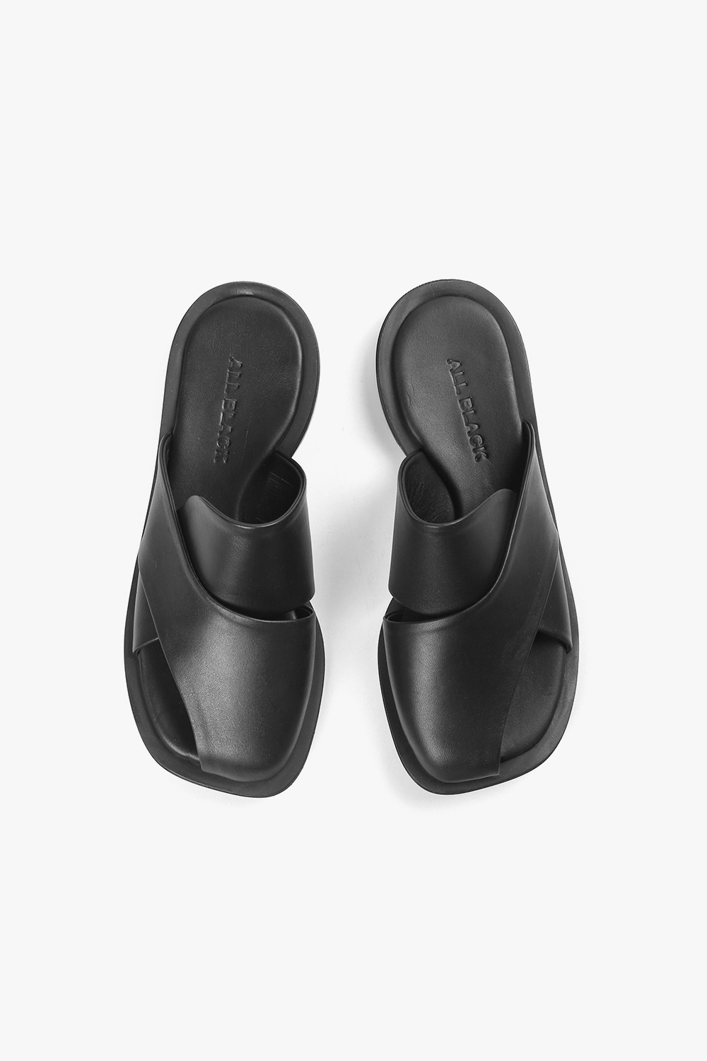 Cutout Toe Slide 特殊鞋面設計皮料涼鞋
