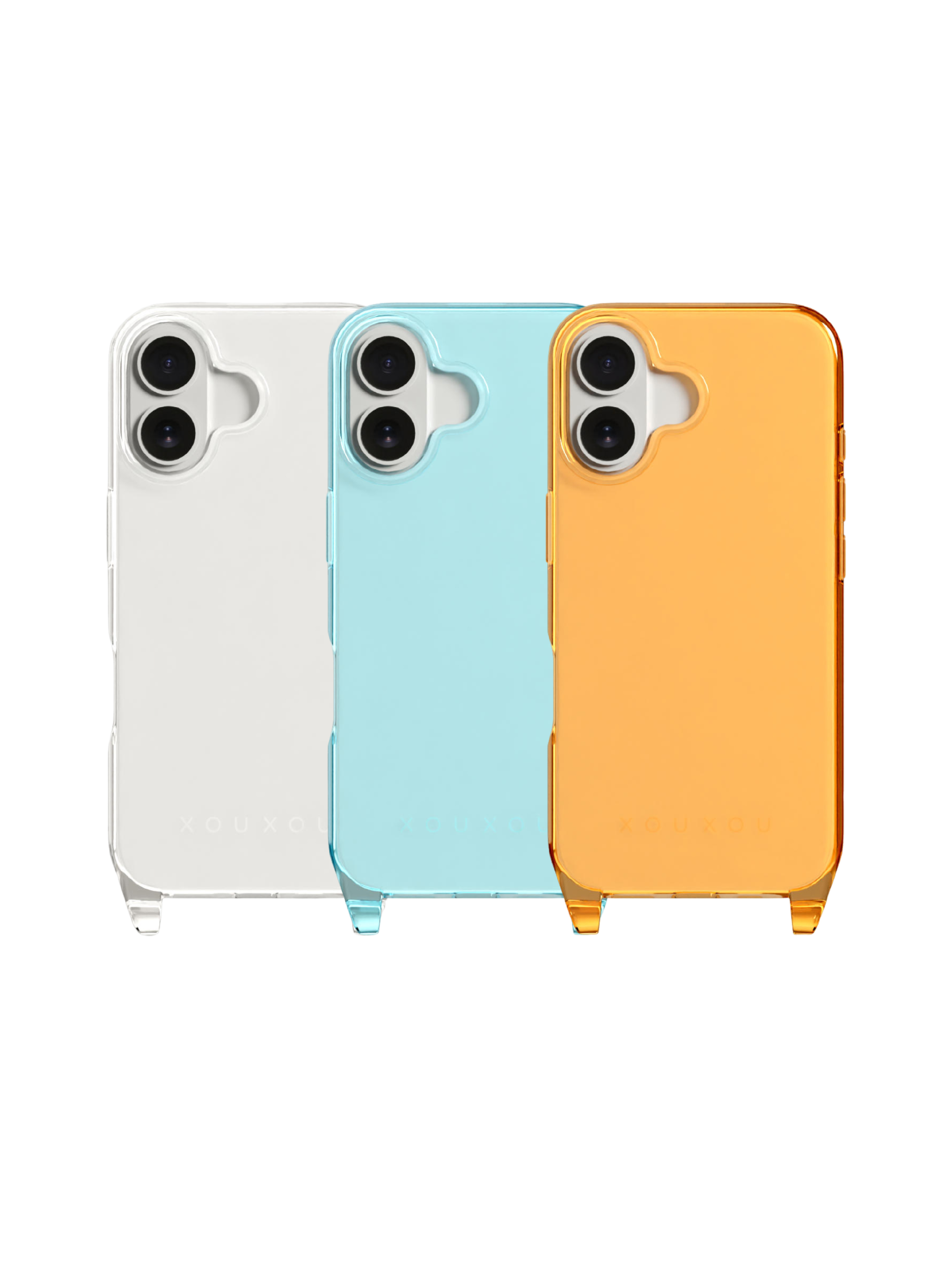 XOUXOU｜CLEAR 掛繩手機殼 iPhone 16 系列