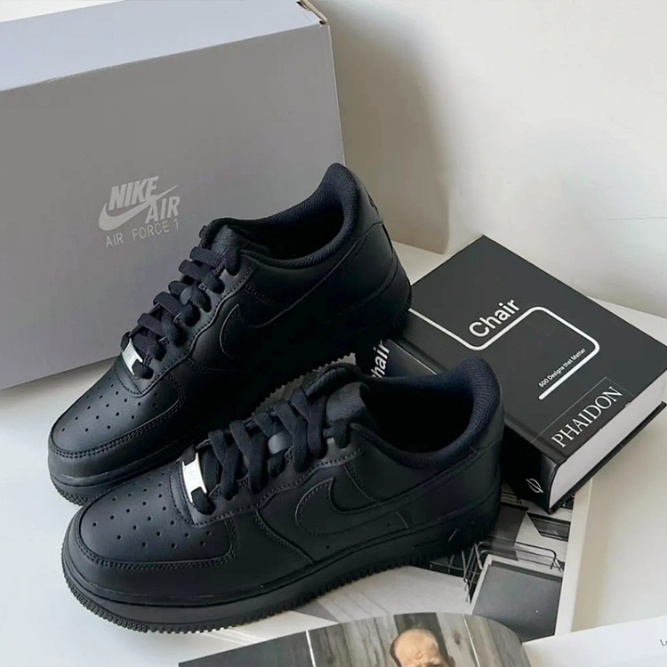 NIKE AIR FORCE 1 07 基本款 黑武士 CW2288-001 全黑 男鞋