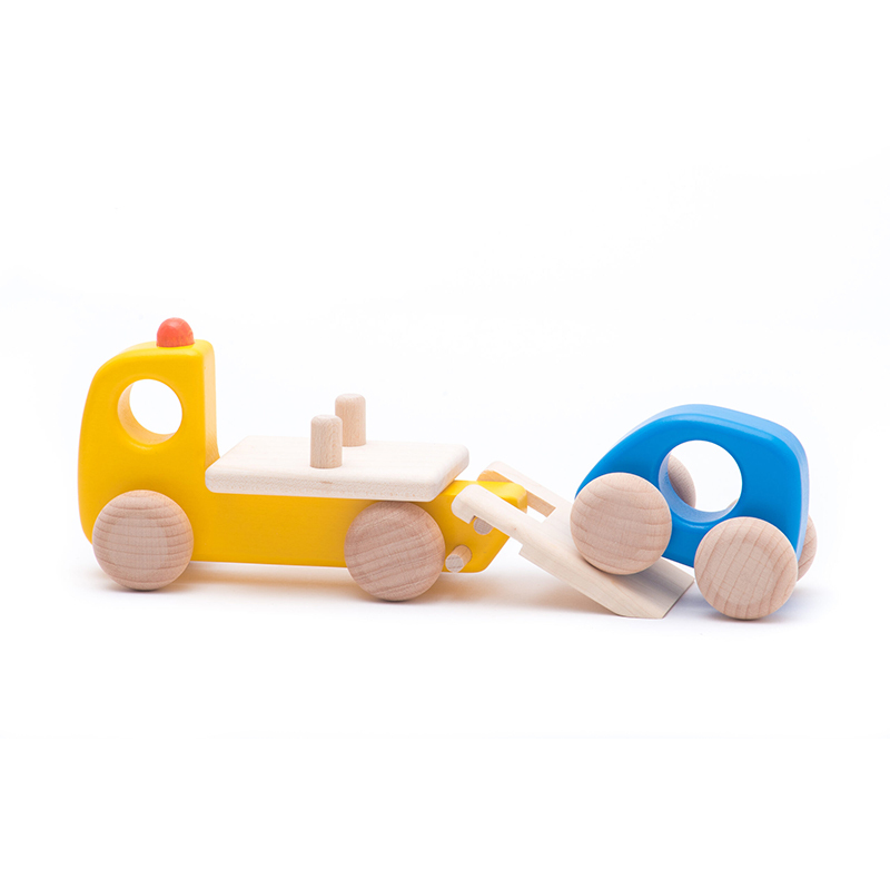 BAJO 交通工具系列-拖吊木玩車