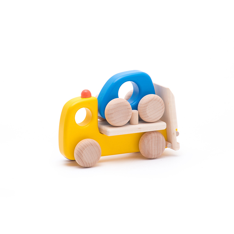 BAJO 交通工具系列-拖吊木玩車