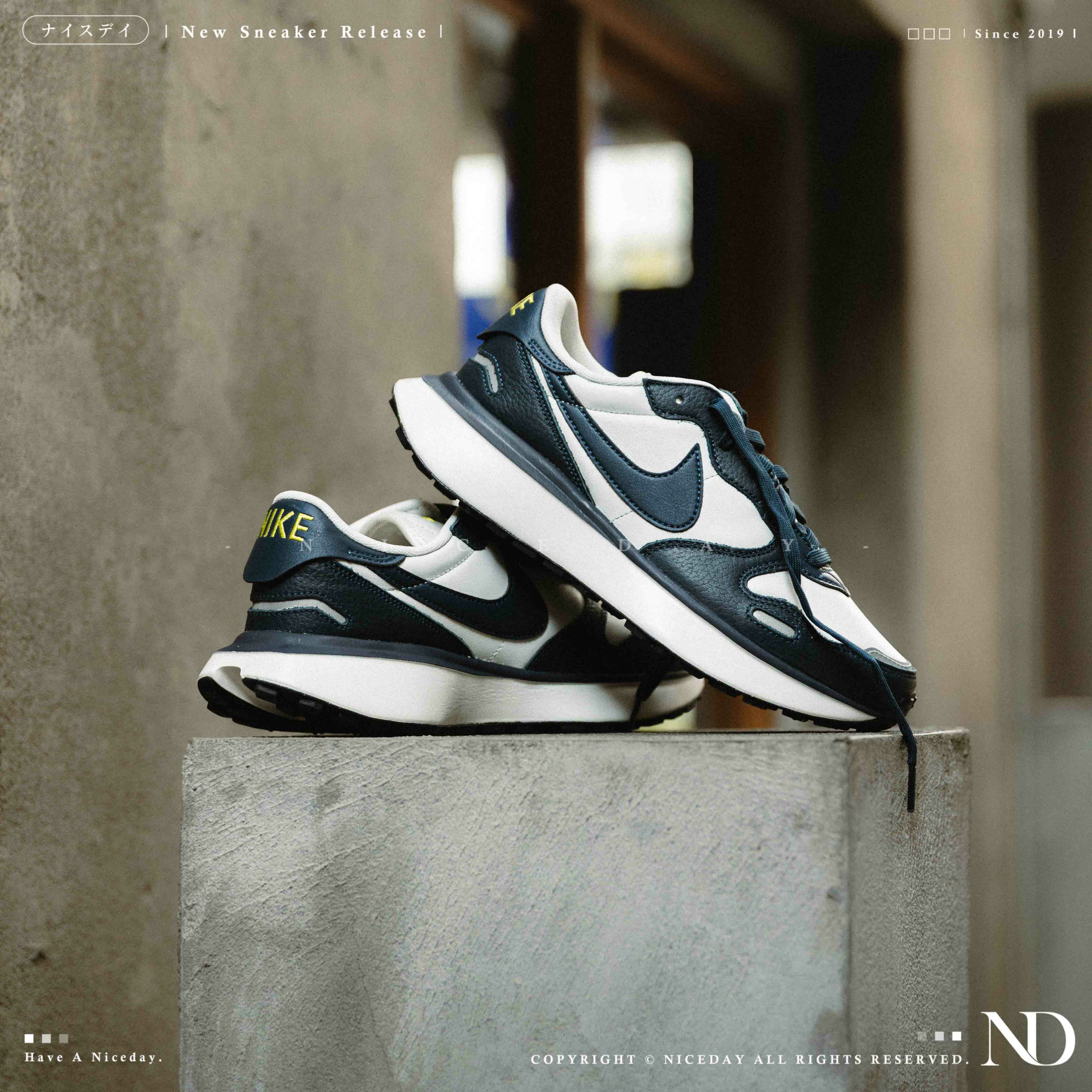 NICEDAY 現貨 Nike Phoenix Waffle LTH 海軍藍 藍白 小sacai 厚底 女鞋 FQ8721-101