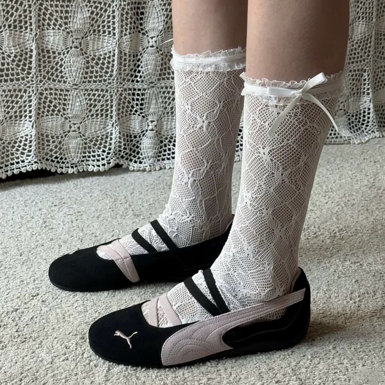 PUMA SPEEDCAT BALLET 黑粉 芭蕾舞鞋 瑪莉珍 BLACKPINK配色 芭蕾風 401287-02