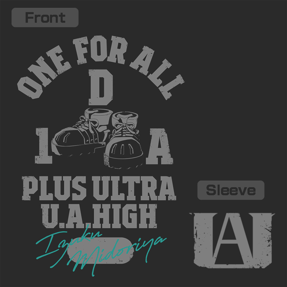 Cospa 0331 緑谷出久 カレッジ Tシャツ [TVアニメ『僕のヒーローアカデミア』] SUMI