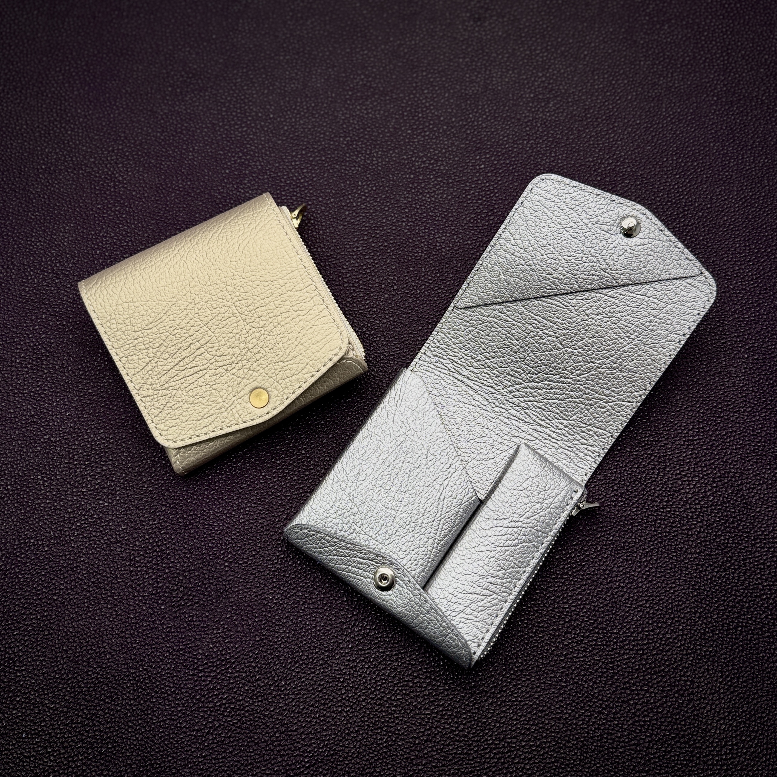 [ATELIER MOKU] 小而薄的皮夾 | SAKU ver.3 Plus Metallic Shrink