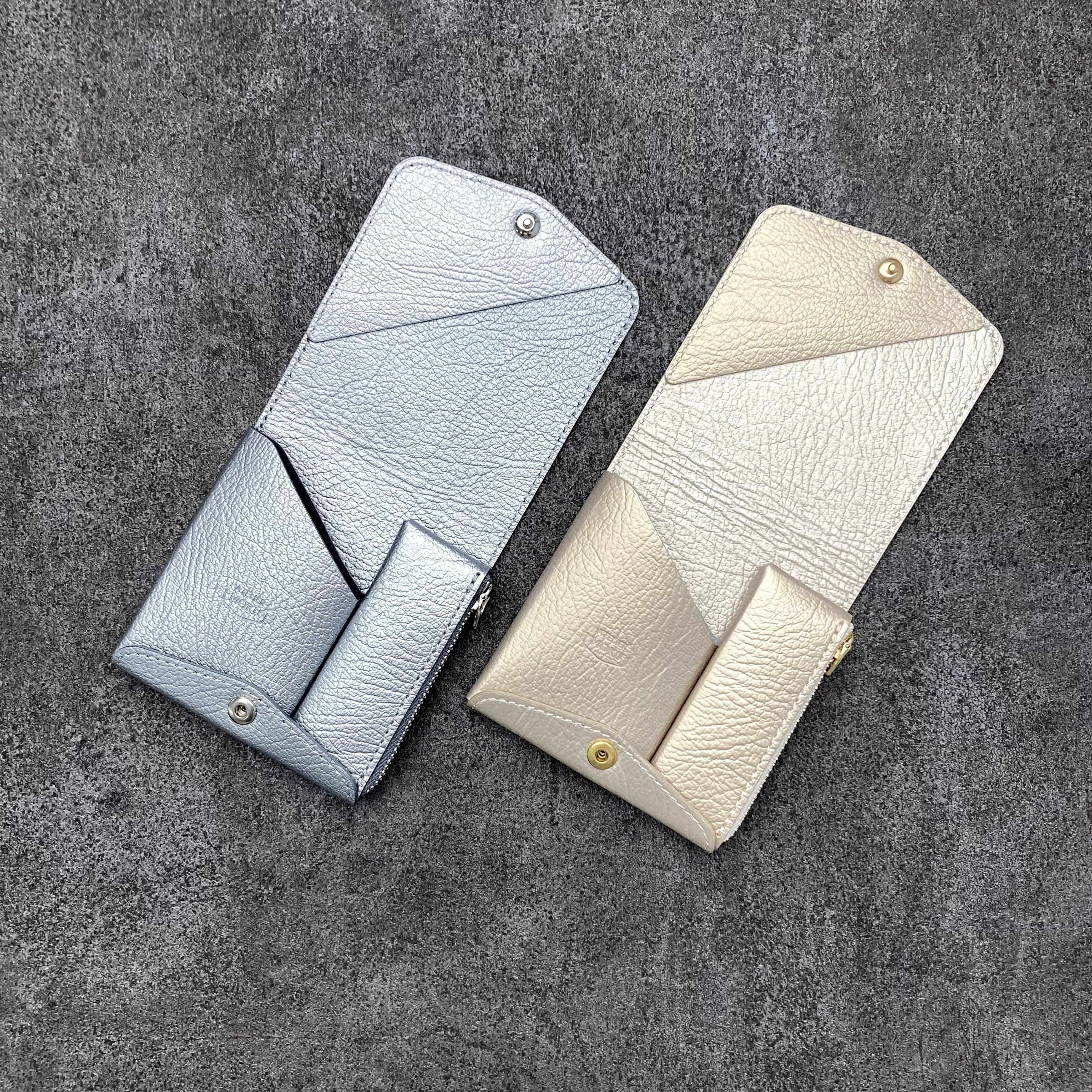 [ATELIER MOKU] 小而薄的皮夾 | SAKU ver.3 Plus Metallic Shrink