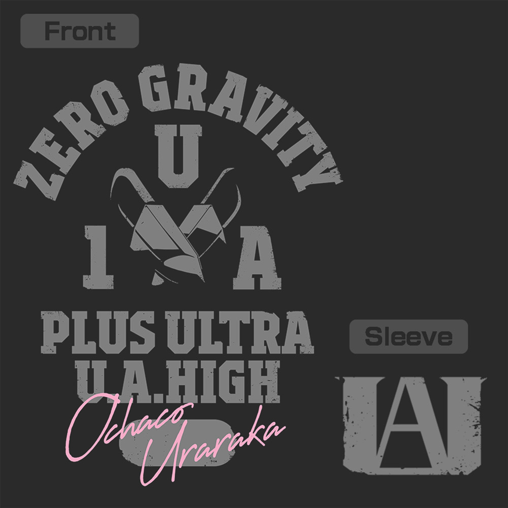 Cospa 0331 麗日お茶子 カレッジ Tシャツ [TVアニメ『僕のヒーローアカデミア』] SUMI