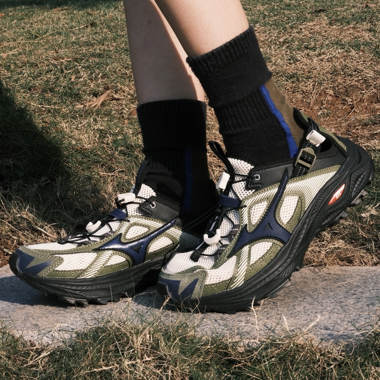 MIZUNO RACER TRAIL SE 復古叢林綠 戶外運動 美津濃 中性鞋款 D1GH241901