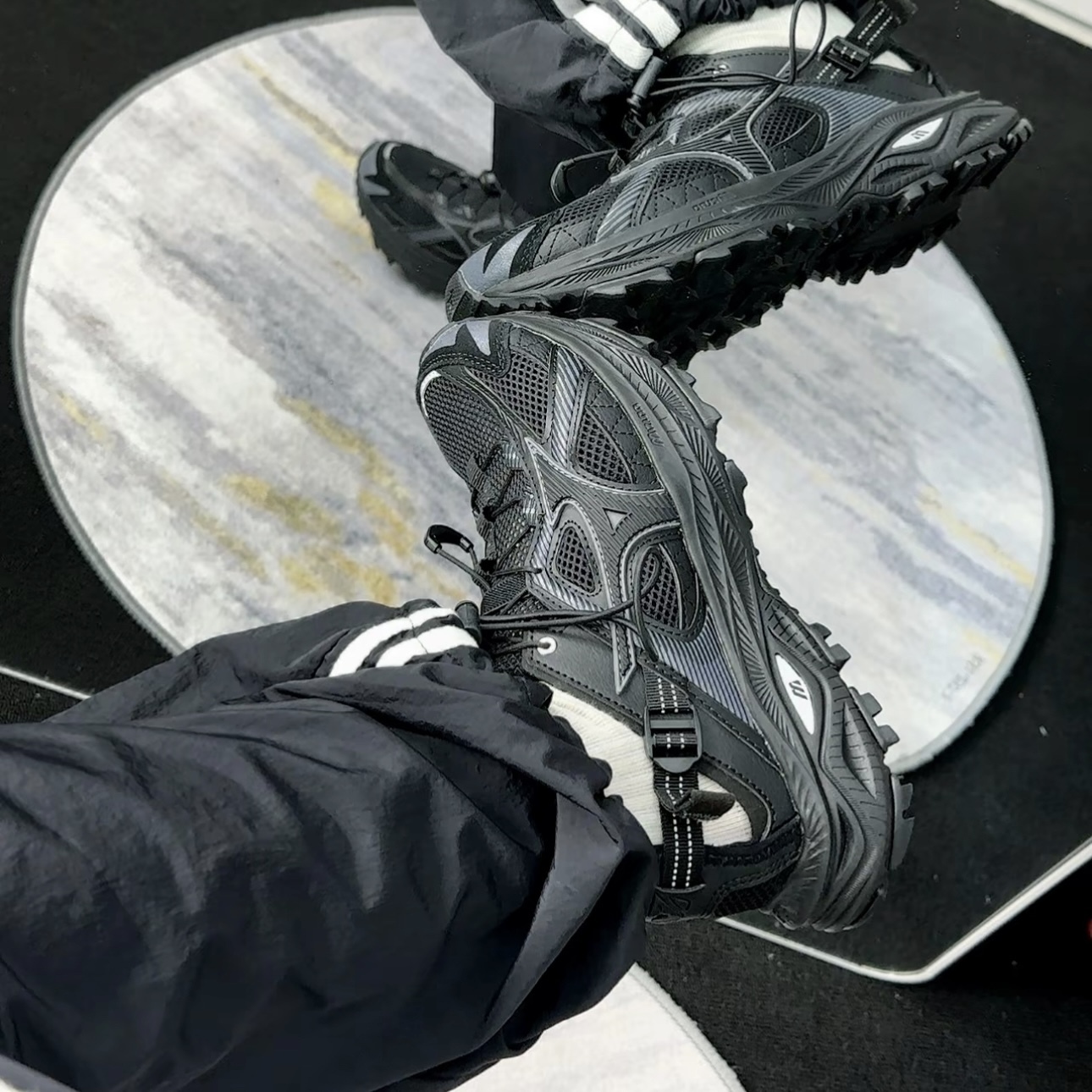 MIZUNO RACER TRAIL SE 全黑 復古百搭 戶外運動 美津濃 D1GH241903