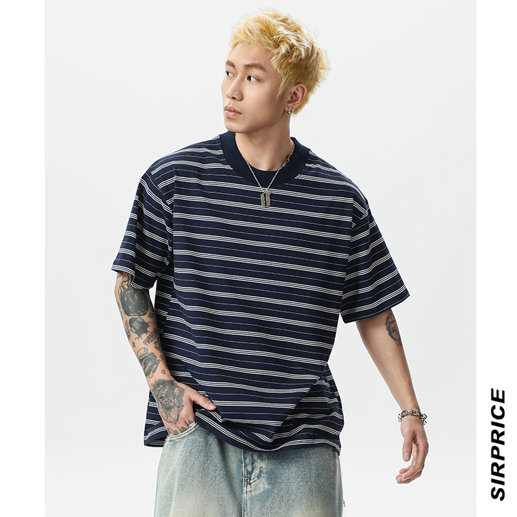 條紋短T 經典不敗 純棉親膚