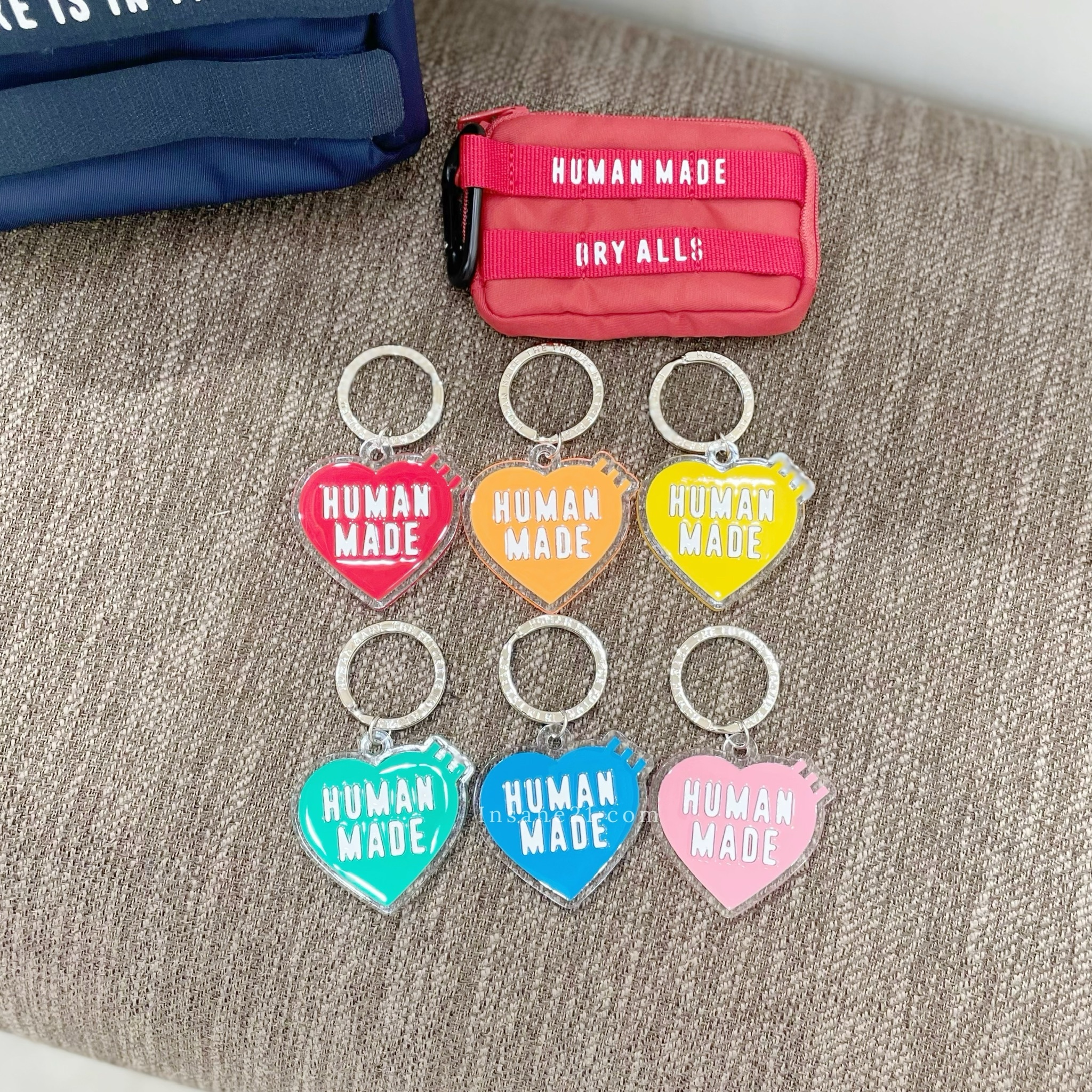 HUMAN MADE HEART KEYRING 愛心 吊飾 鑰匙圈 人間製造 配件單品 / 現貨