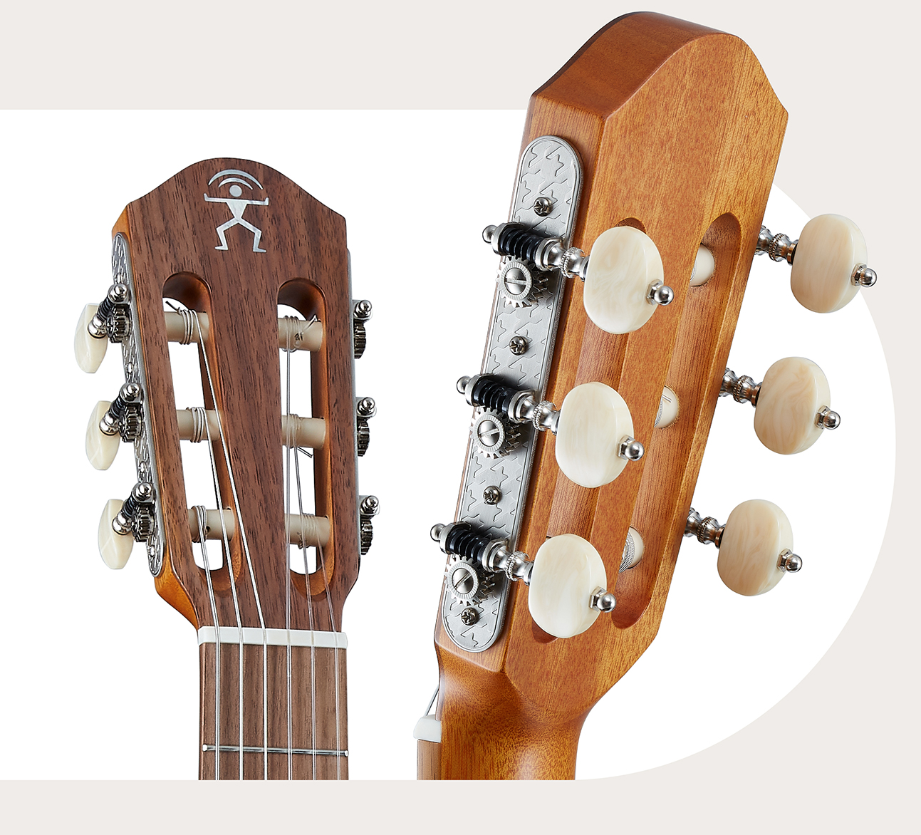 aNueNue 色彩系列 MCN10-SS 旅行吉他 流沙粉 面單板 圖 2