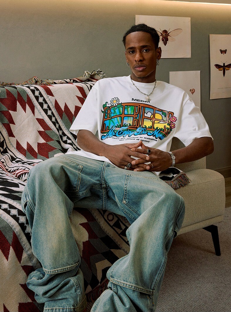 MEDM 硅膠印花 卡通窗花 短袖 T