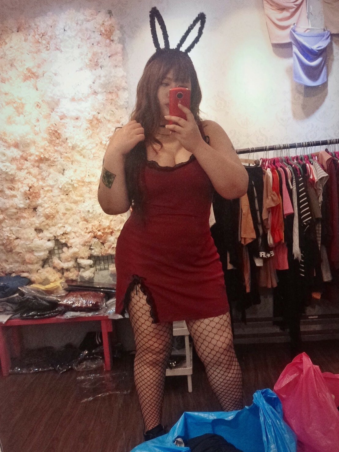 大尺碼網襪中網眼50-100kg☯︎異妹推薦