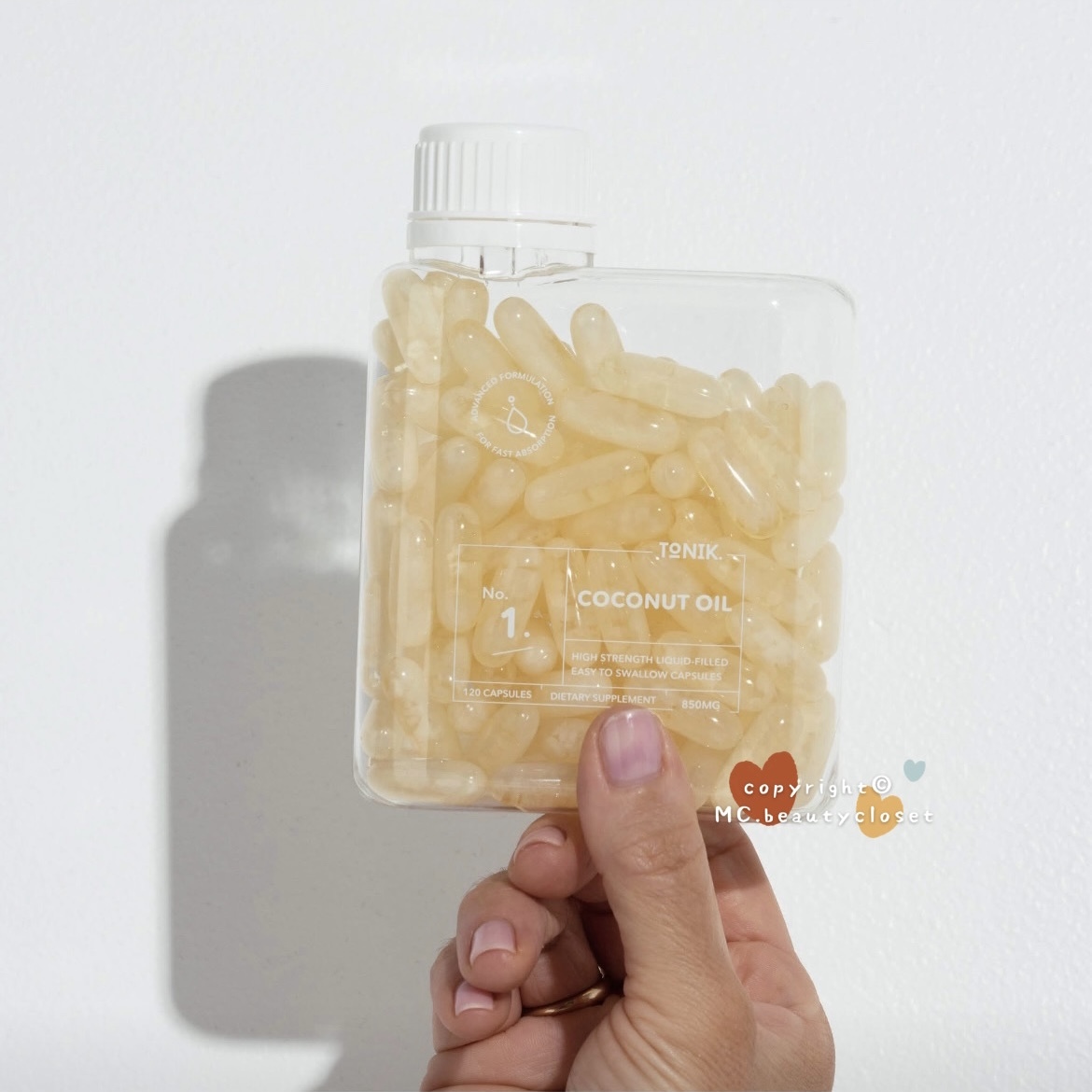 TONIK No.1 有機初榨椰子油丸 120粒 (會員請登入後購買)