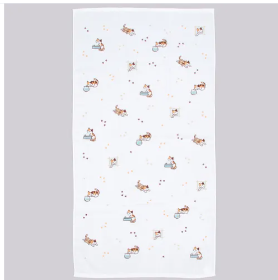 日式紗布絨面大浴巾60x120 (日本製)