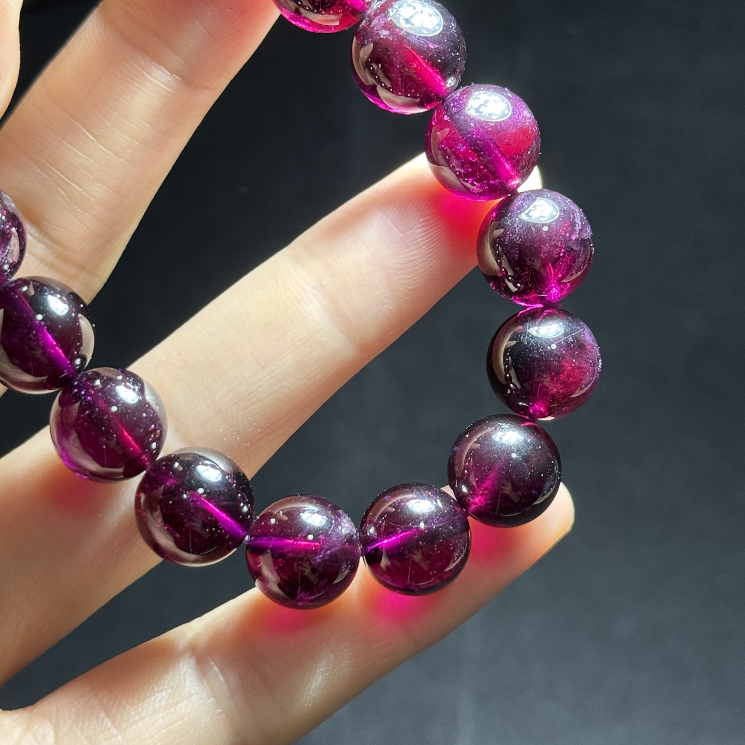 高級紫牙烏石榴石 11mm GA1526