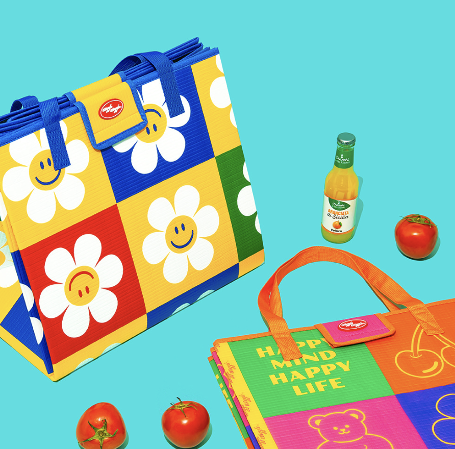 Wiggle Wiggle 藍 粉 戶外整理保溫袋 （K3 BR514）