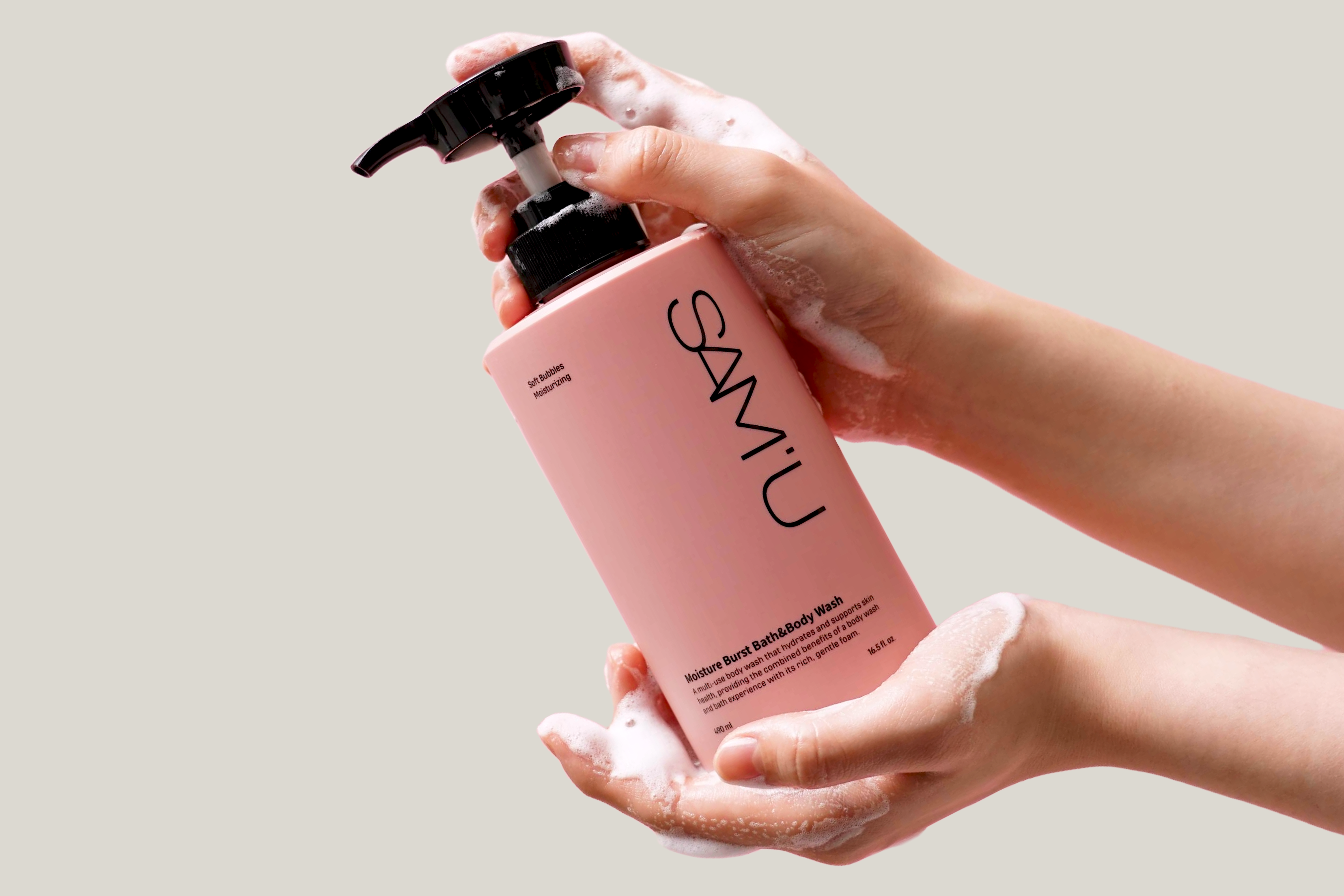 SAM'U PH爆水修護沐浴雙效泡澡露🫧