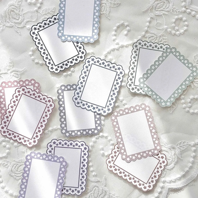 韓國 ggaggong．方形星圈圈 便箋紙本 基本色/飽和色