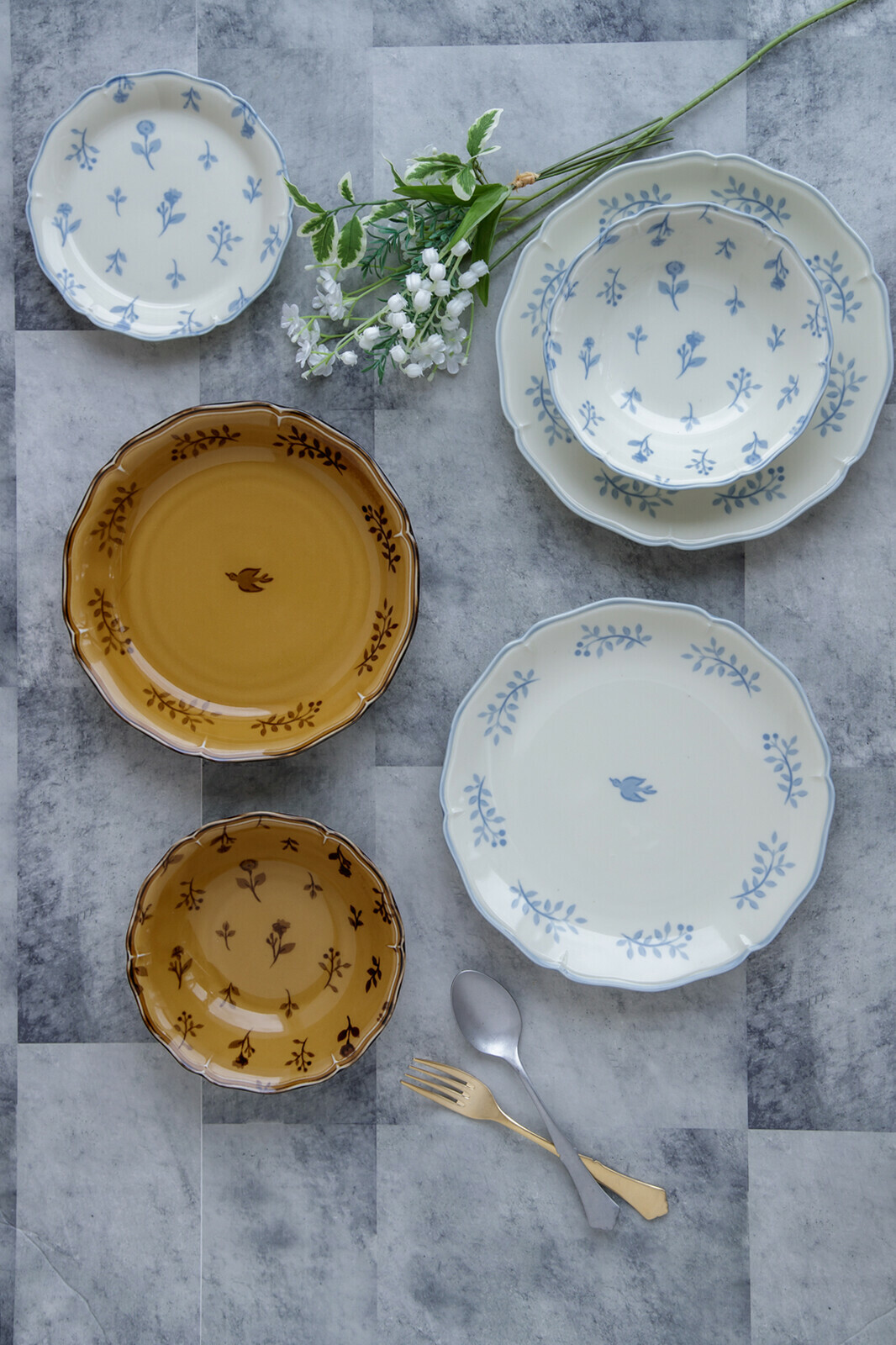 日本 Eternité 法式古董 花邊盤