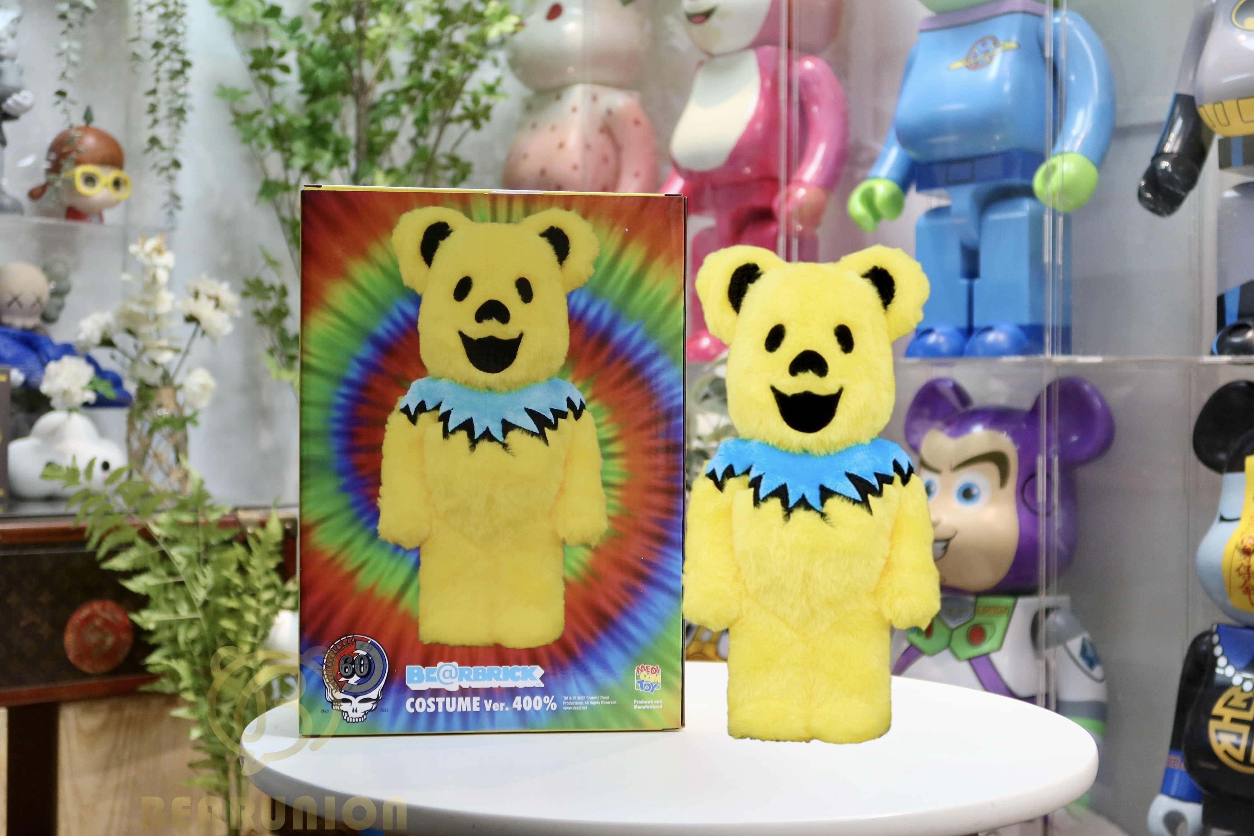 🥇現貨🥇 Beabrick 400% GRATEFUL DEAD DANCING BEARS COSTUME YELLOW