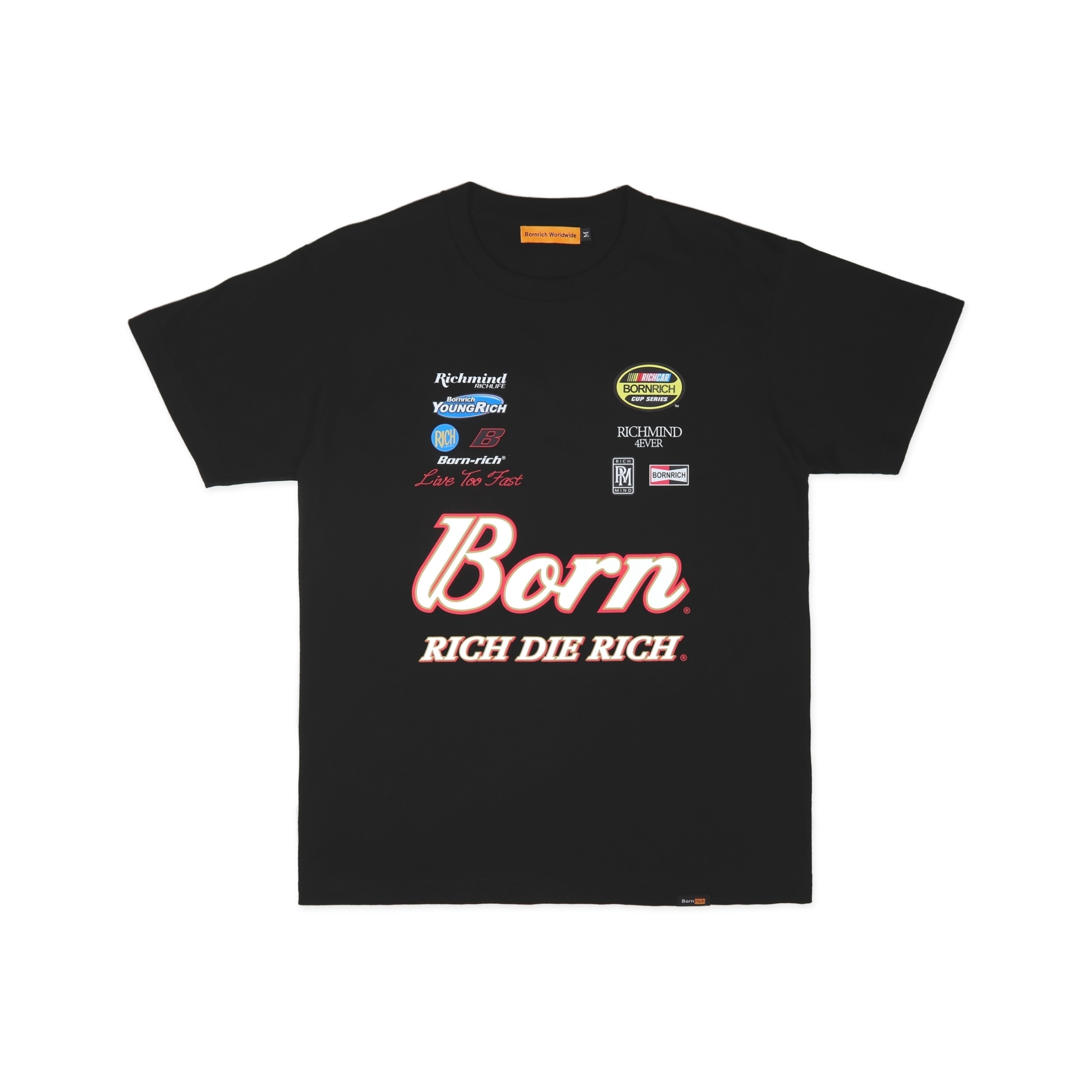 Bornrich / Racing Logo Tee 賽車Logo純棉短Tee