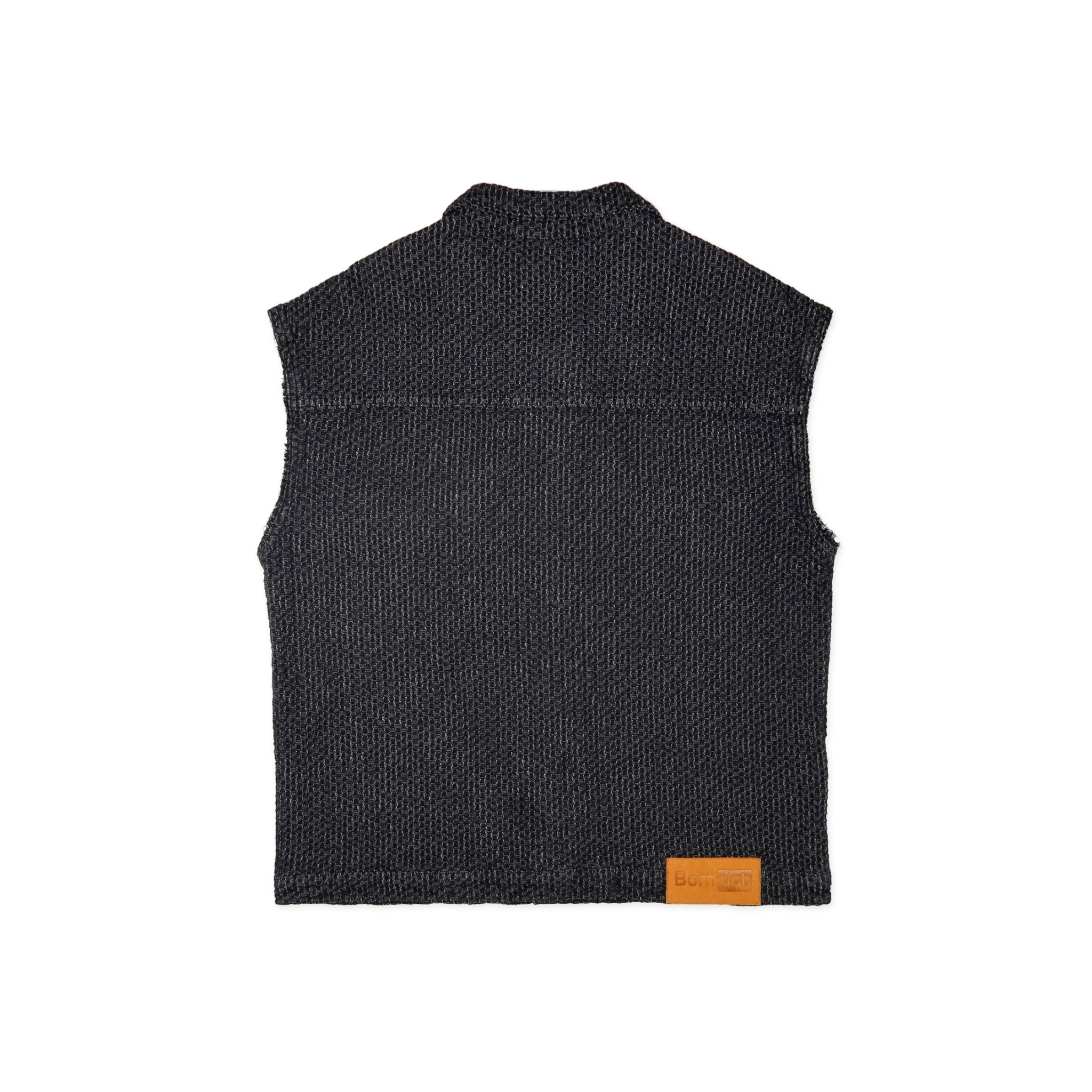 Bornrich / Knitted Denim Vest 針織牛仔背心