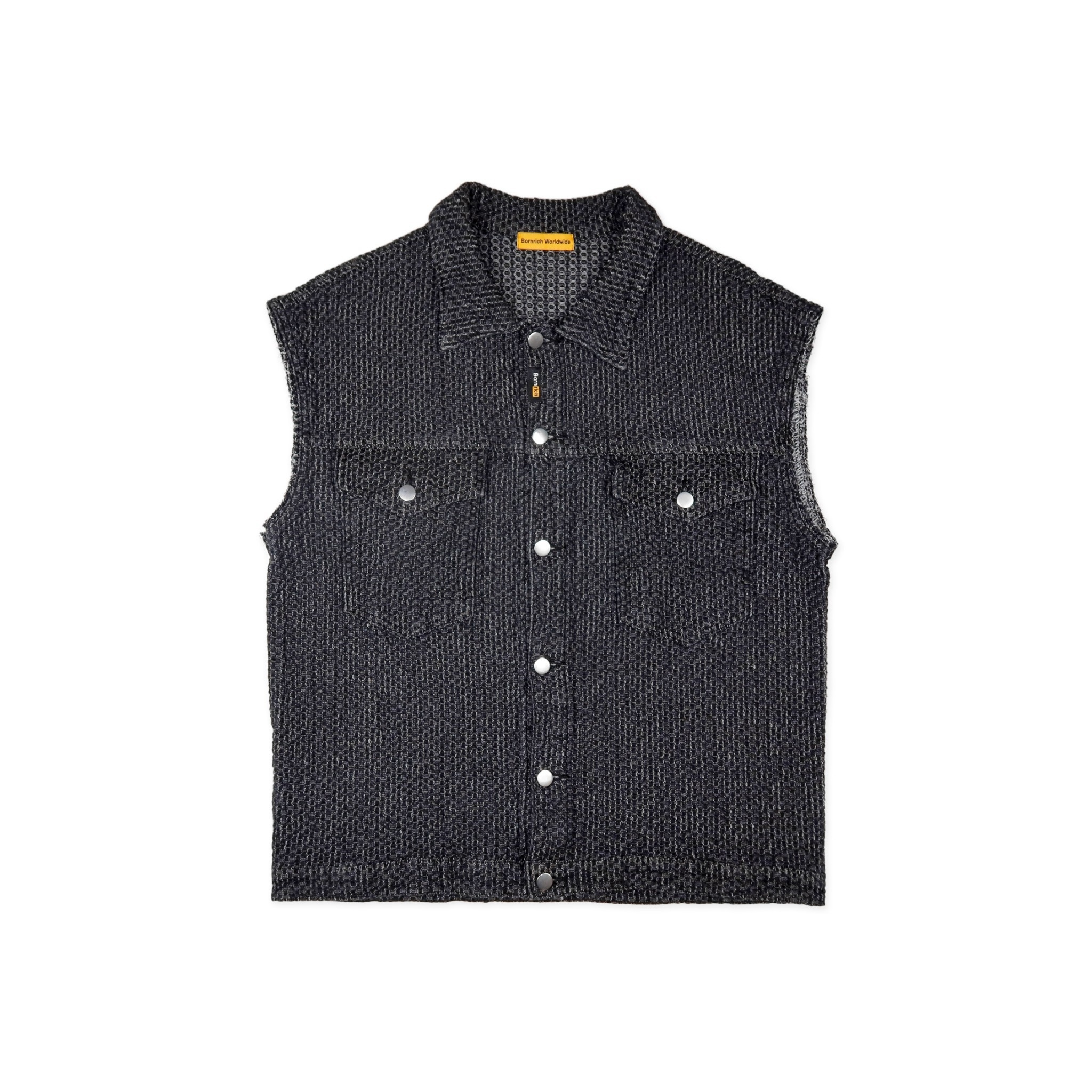 Bornrich / Knitted Denim Vest 針織牛仔背心