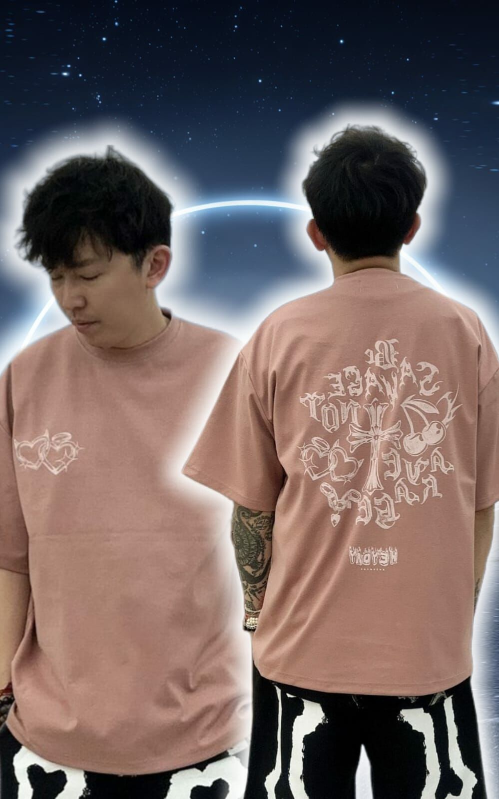 韓國連線 車厘子十字架TEE（K3 M526）