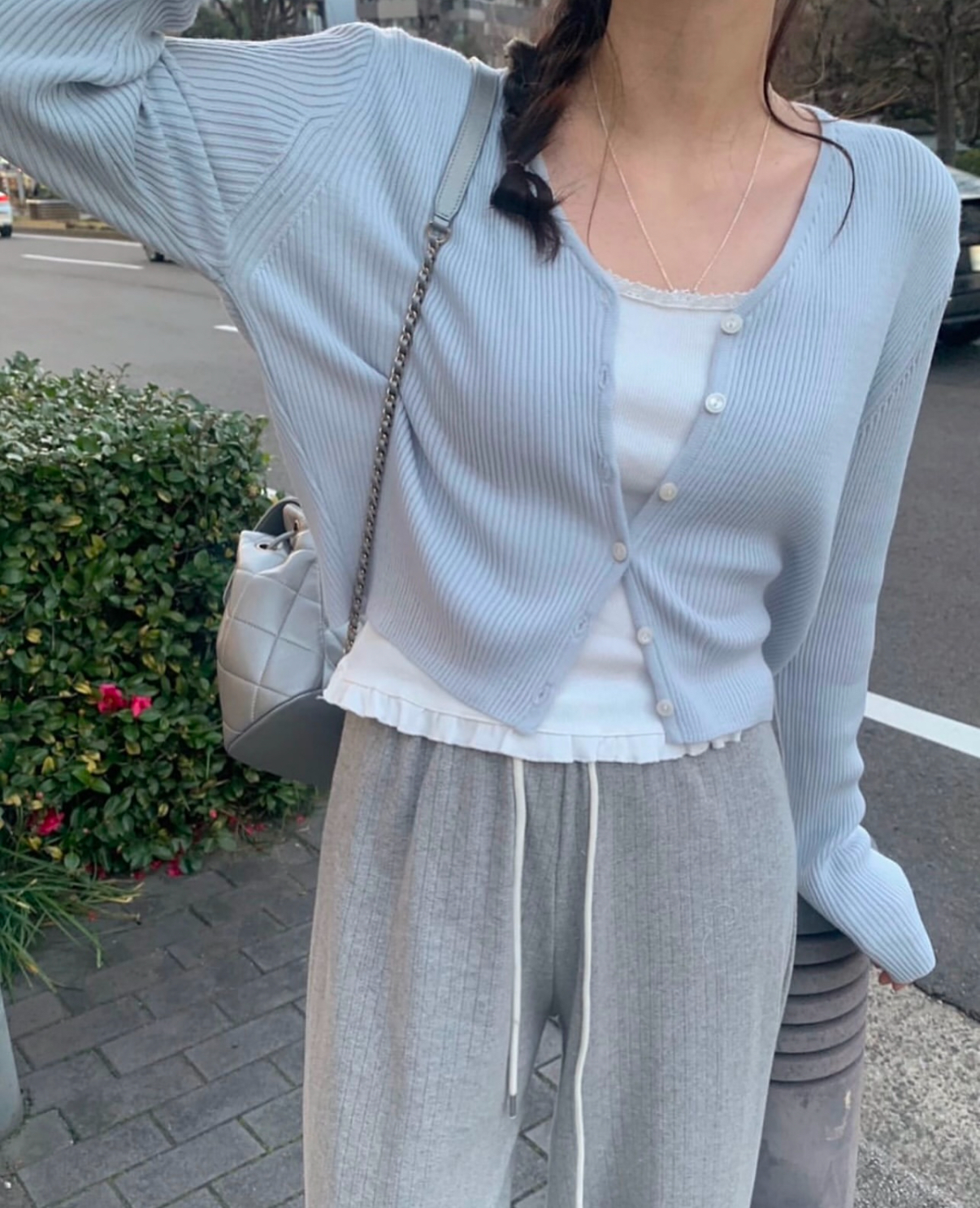 [現貨] Tess 坑條針織外套 [ 4色 / Free ]