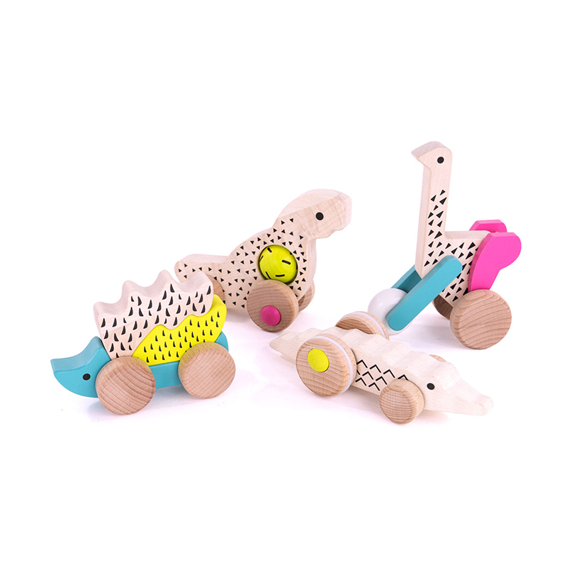 BAJO 動物系列-復刻款小恐龍啟蒙木玩