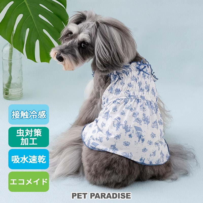 【Pet Paradise】EcoMade Camisole - Toile de Jouy <918-35414>