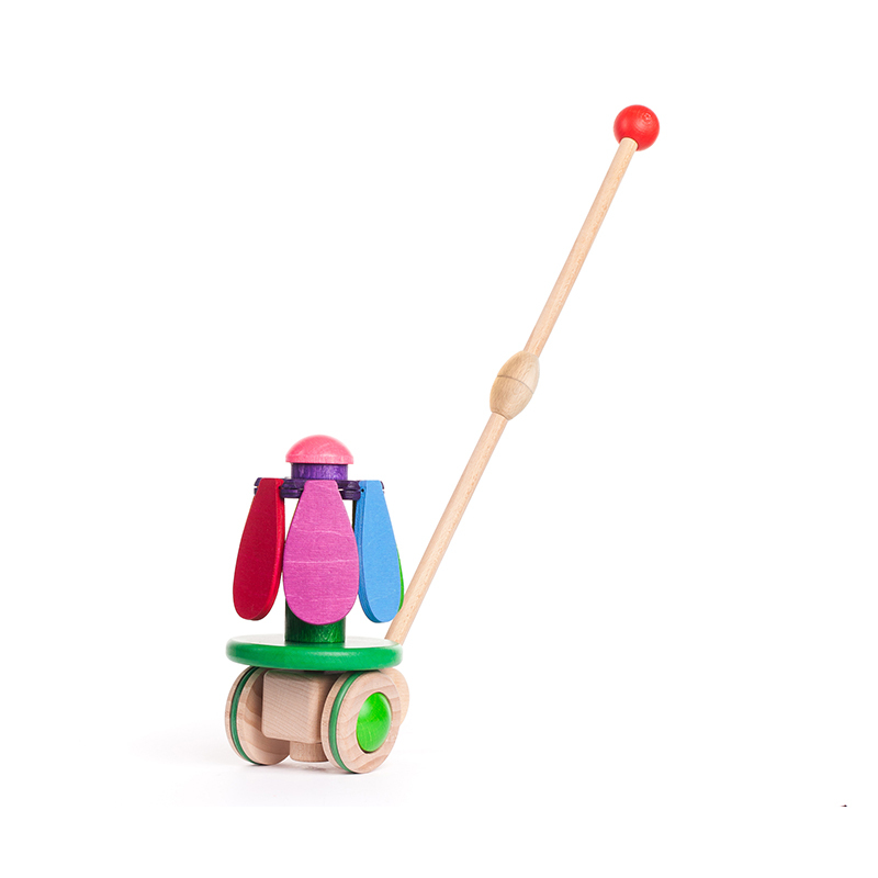 BAJO 經典系列-彩虹花瓣學步推推樂