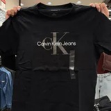 [S] CALVIN KLEIN BLACK GREY WORDING LOGO TEE, SP47601124-40WL260002 (SCK744)