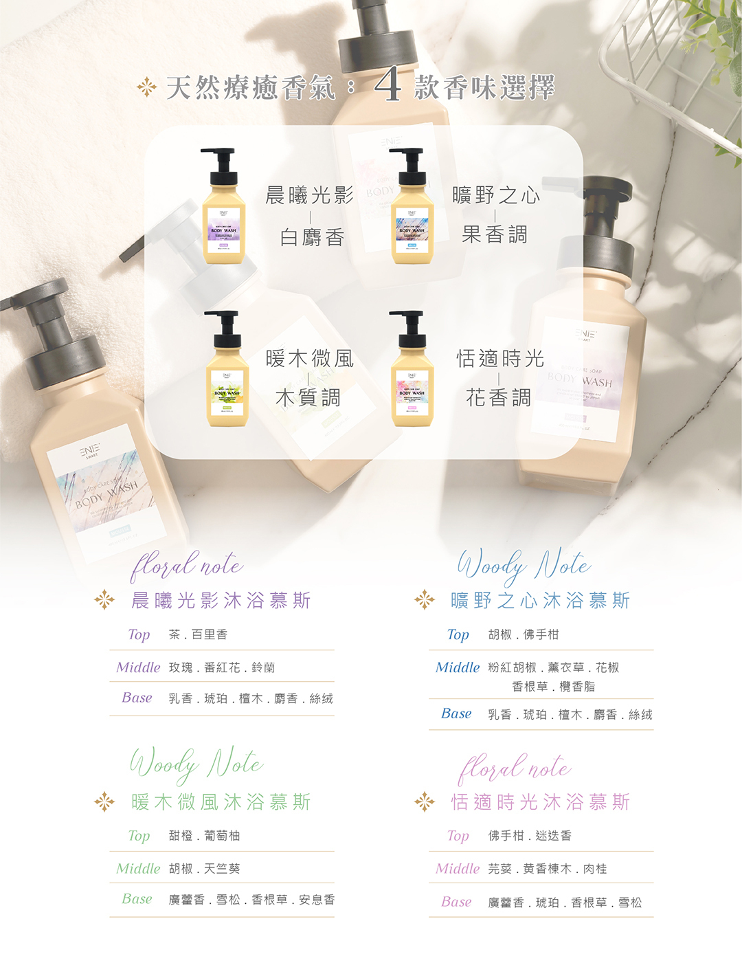 草本液態沐浴乳