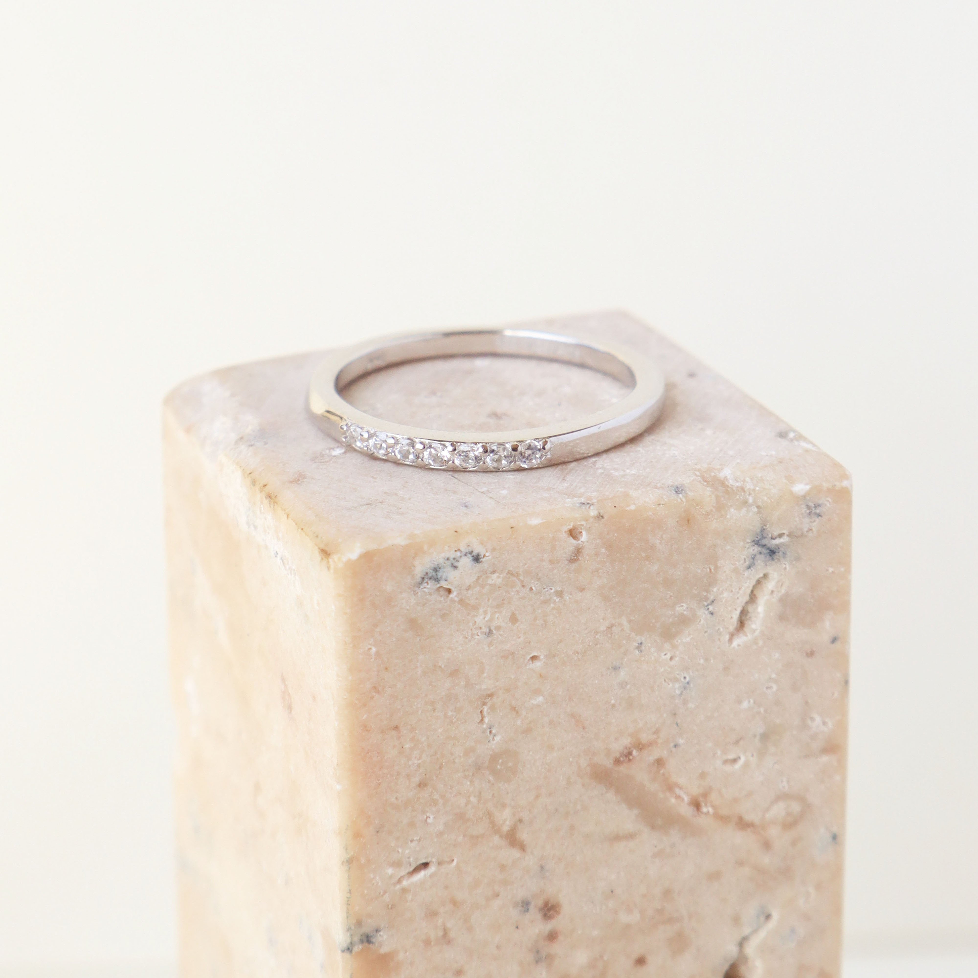 Silver/小排鑽尾戒