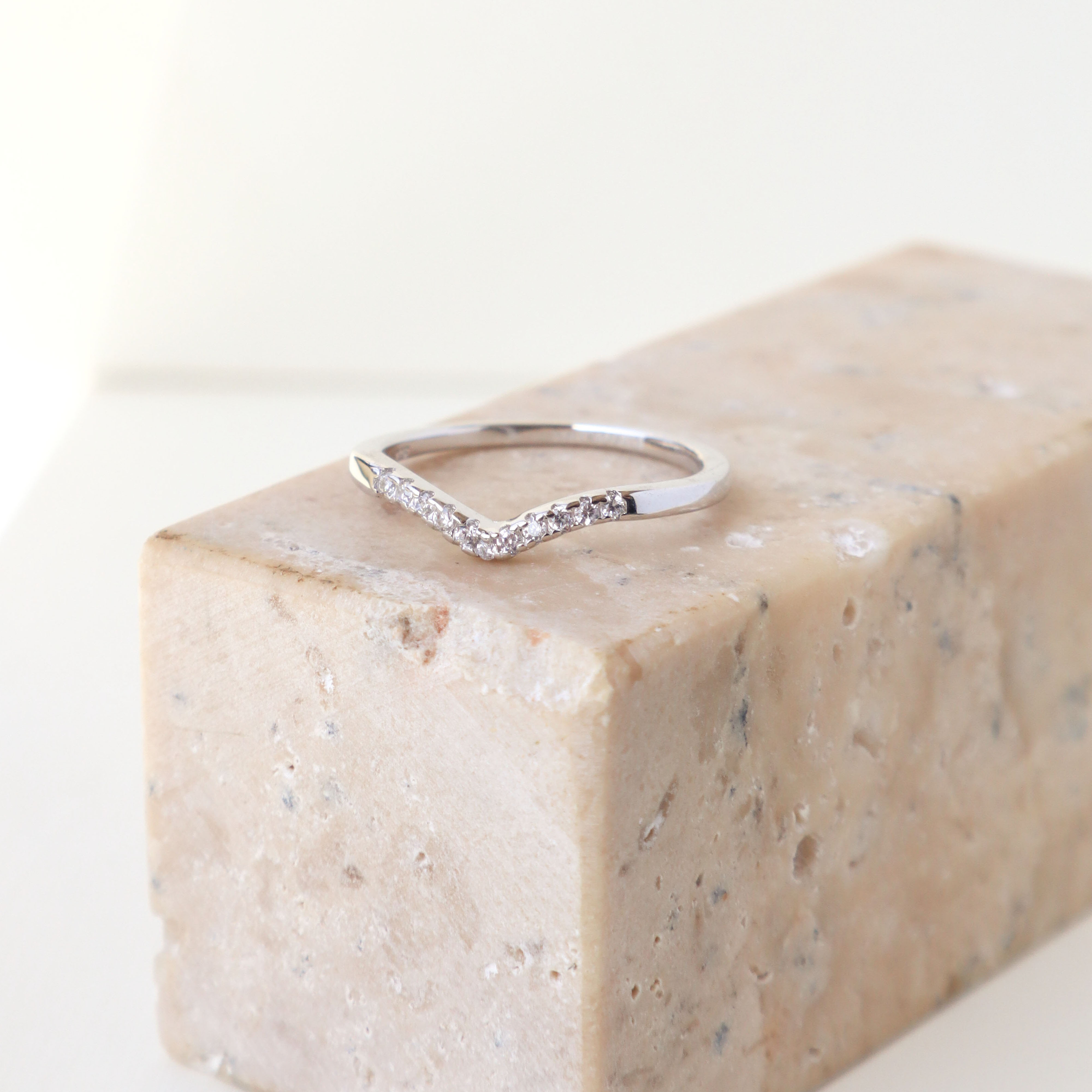 Silver/海鷗排鑽尾戒