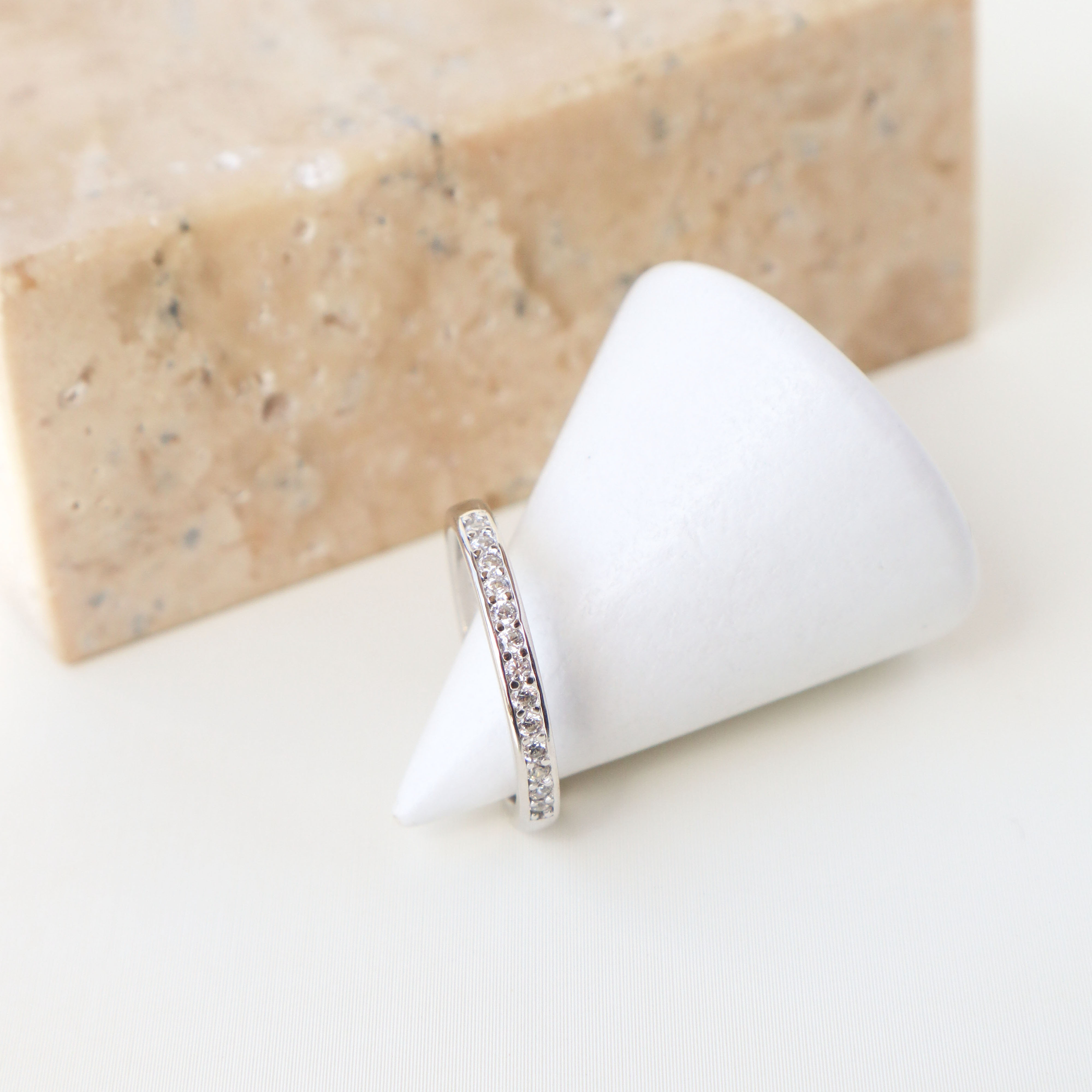 Silver/經典排鑽尾戒