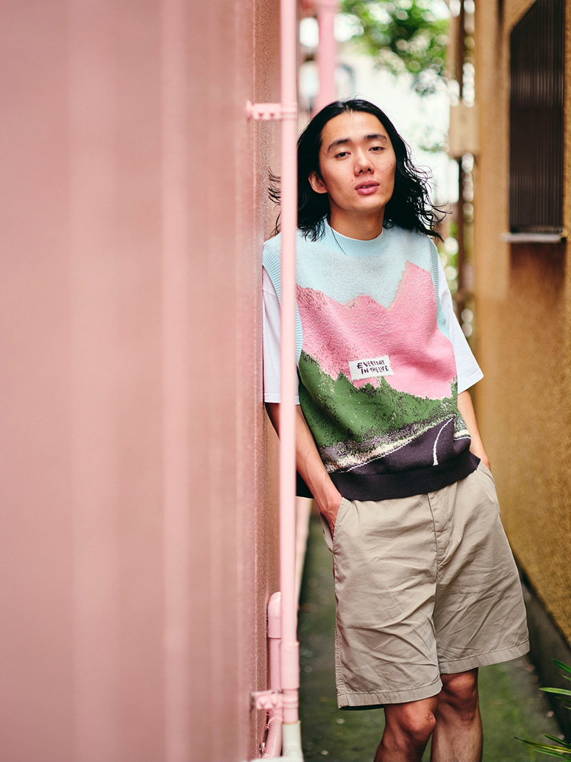 [UENO KOSEI] Everyday in the life Jacqard Vest