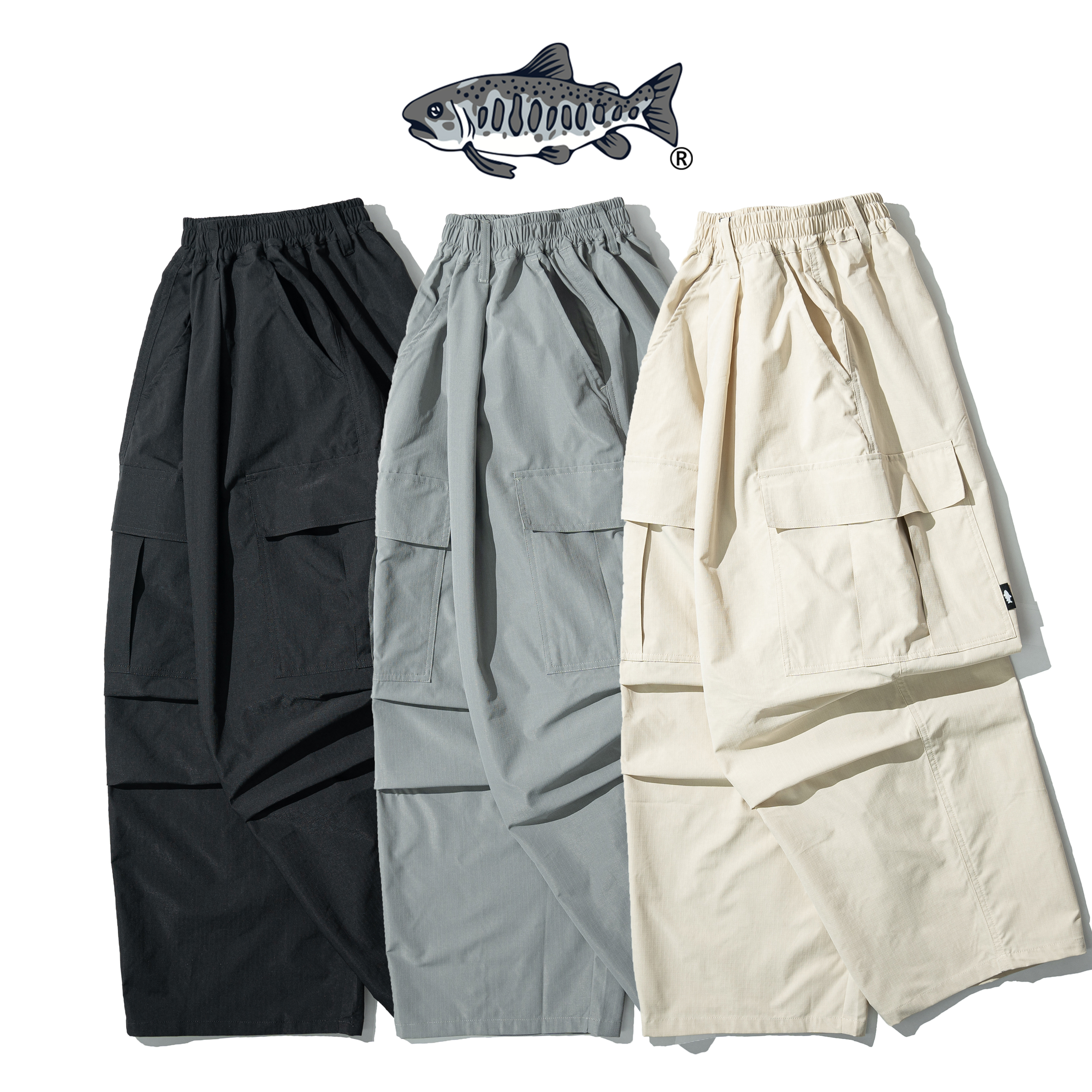 AGILITY Cargo Barrel Leg Pants 闊腿繭型 大口袋 長褲 [T188]